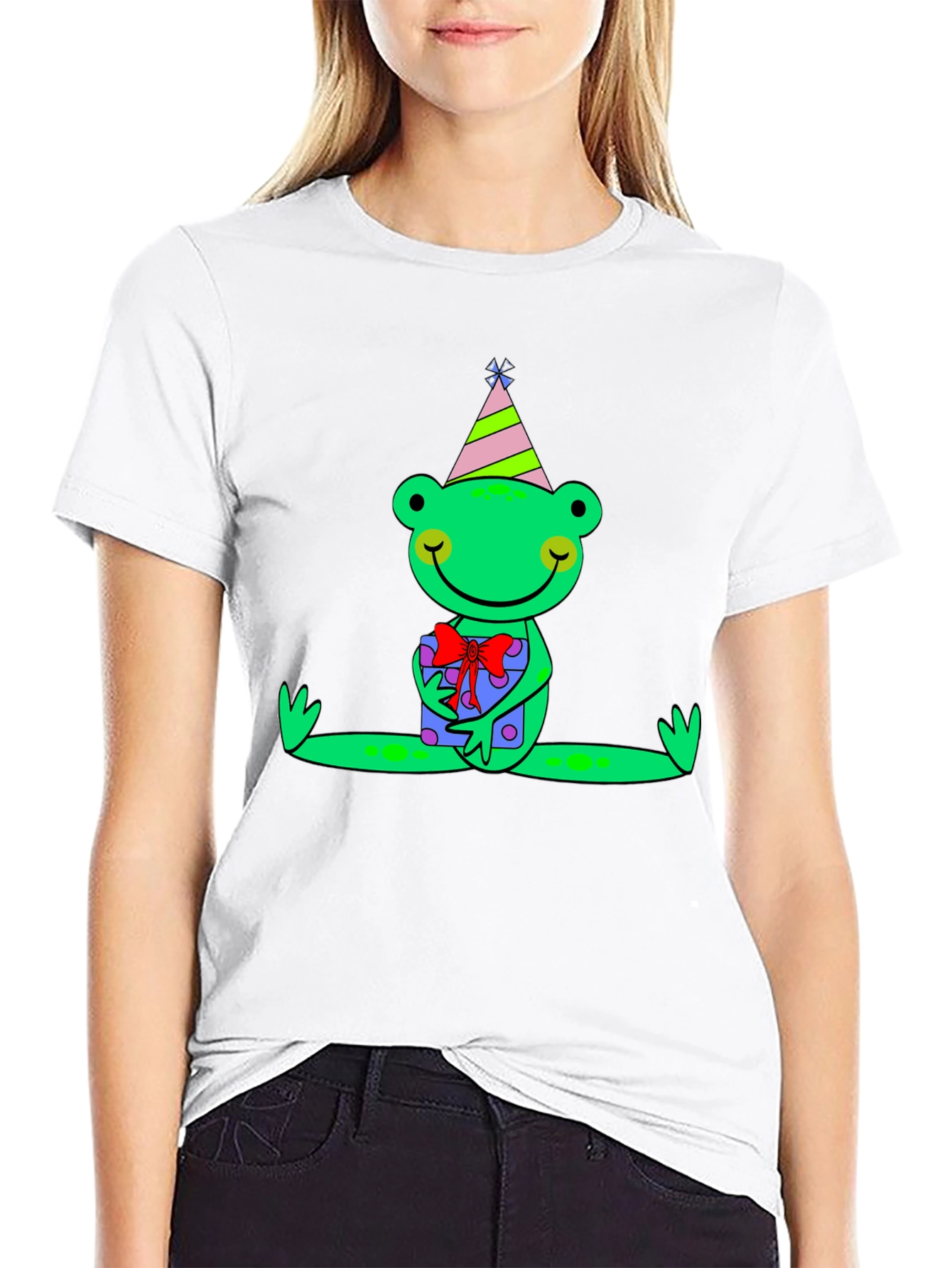 Party Frog Graphic Tee - Unique Birthday Gift