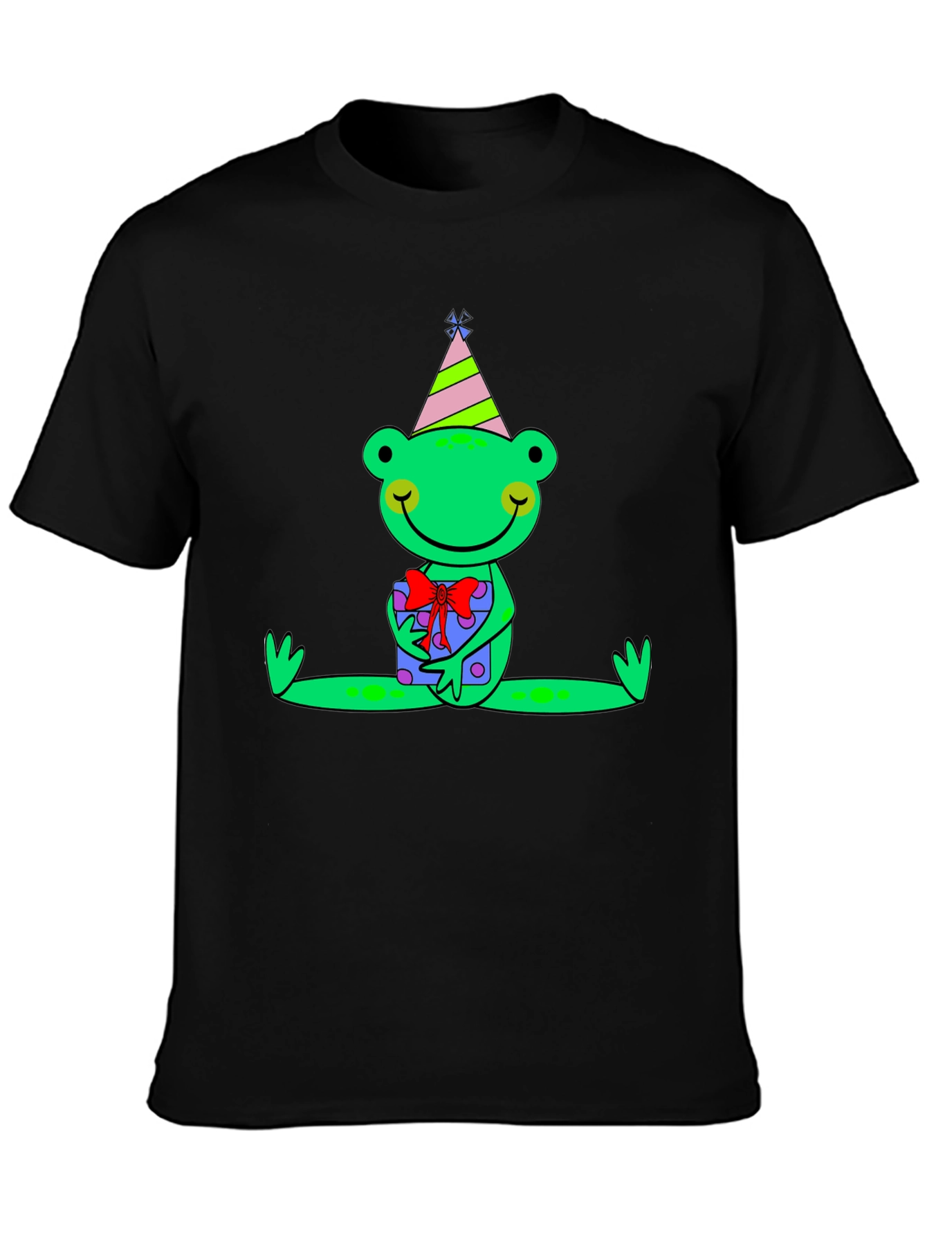 Party Frog Graphic Tee - Unique Birthday Gift
