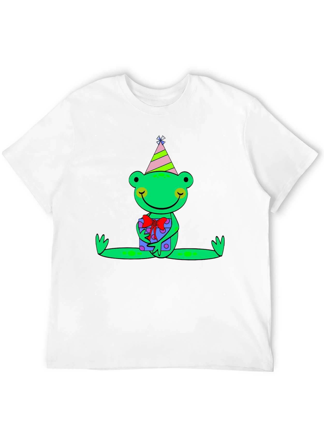 Party Frog Graphic Tee - Unique Birthday Gift