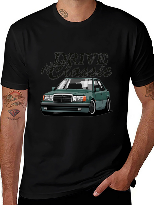 Classic Car Graphic Tee -  Drive in Style!