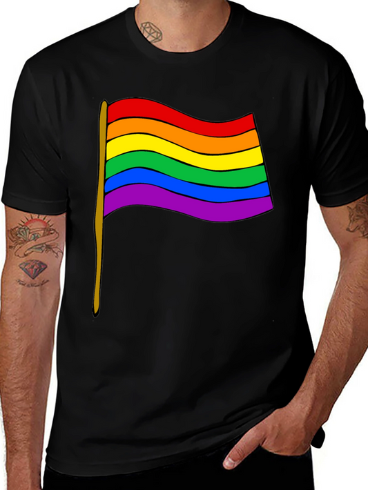 Pride Flag Graphic Tee - Unisex