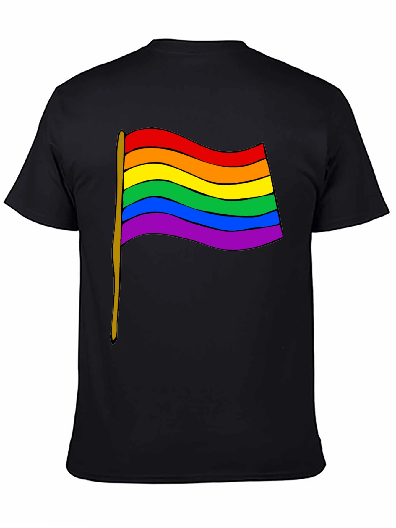 Pride Flag Graphic Tee - Unisex