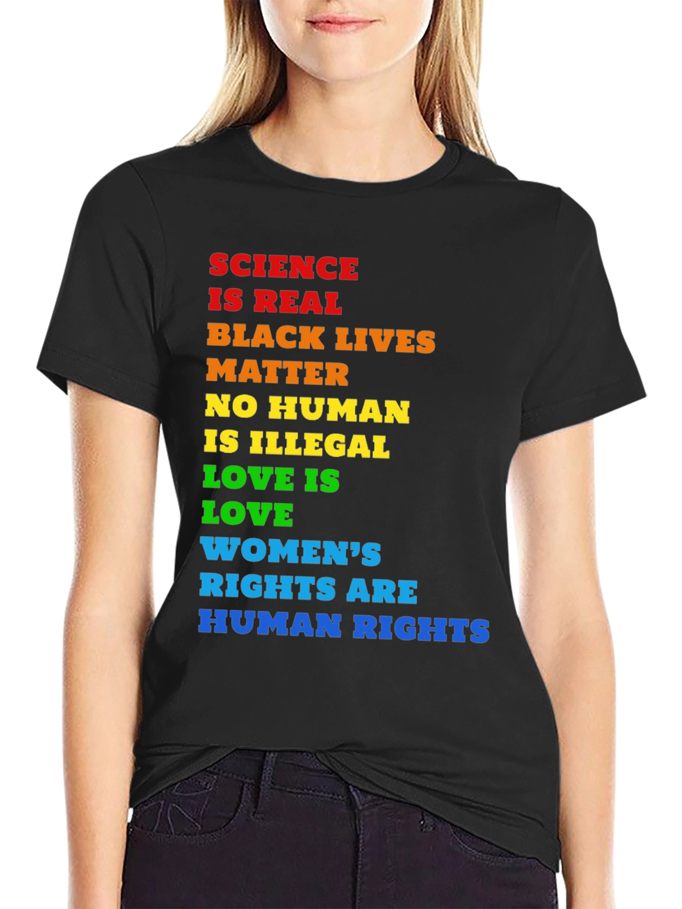 Equality T-Shirt: Science BLM Human Rights
