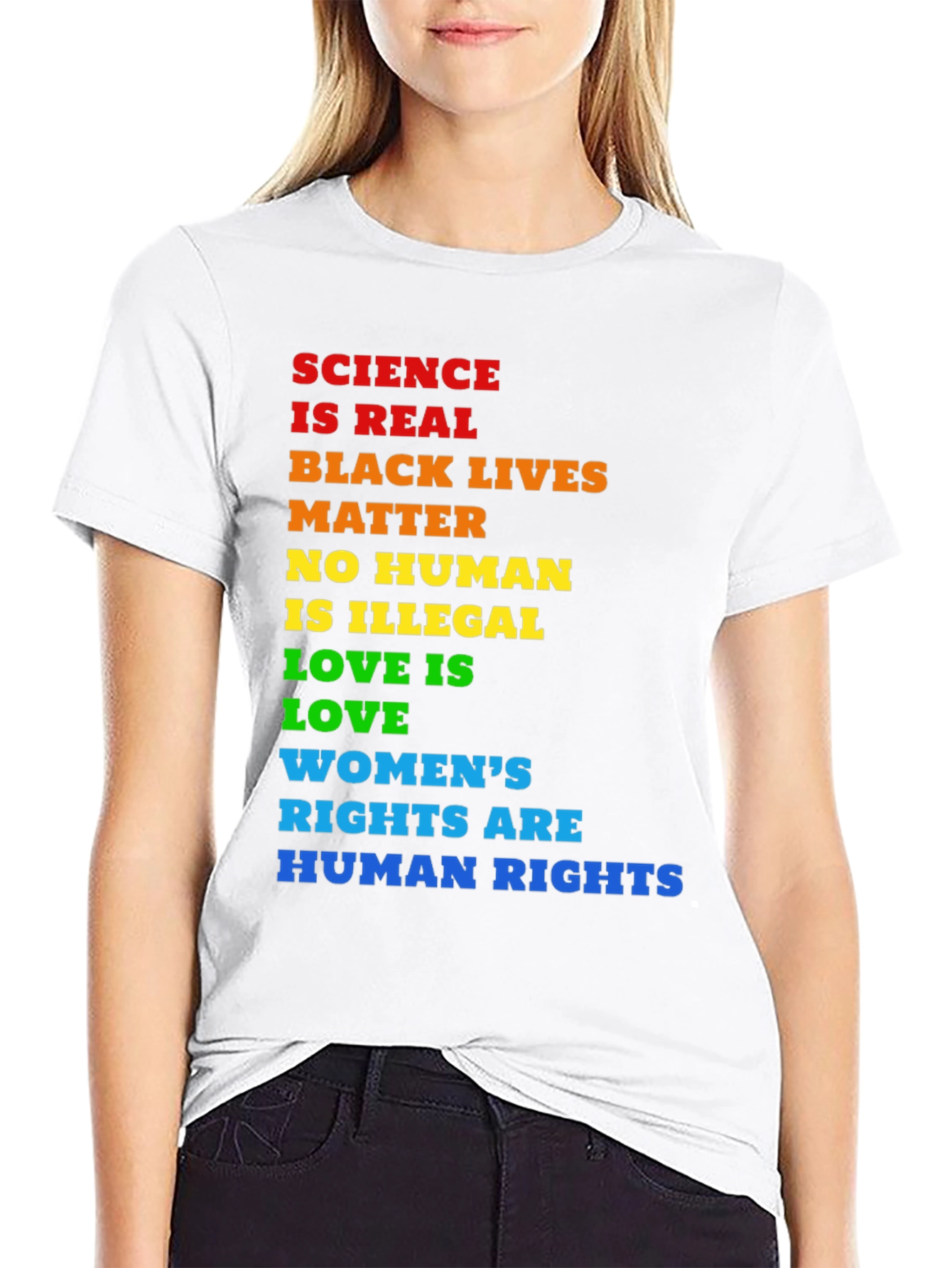 Equality T-Shirt: Science BLM Human Rights