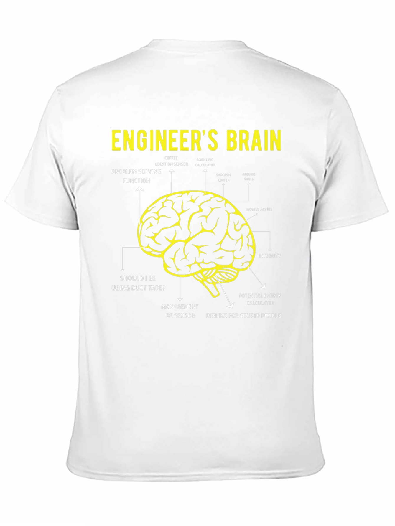 Engineers Brain T-Shirt - Funny Engineering Gift
