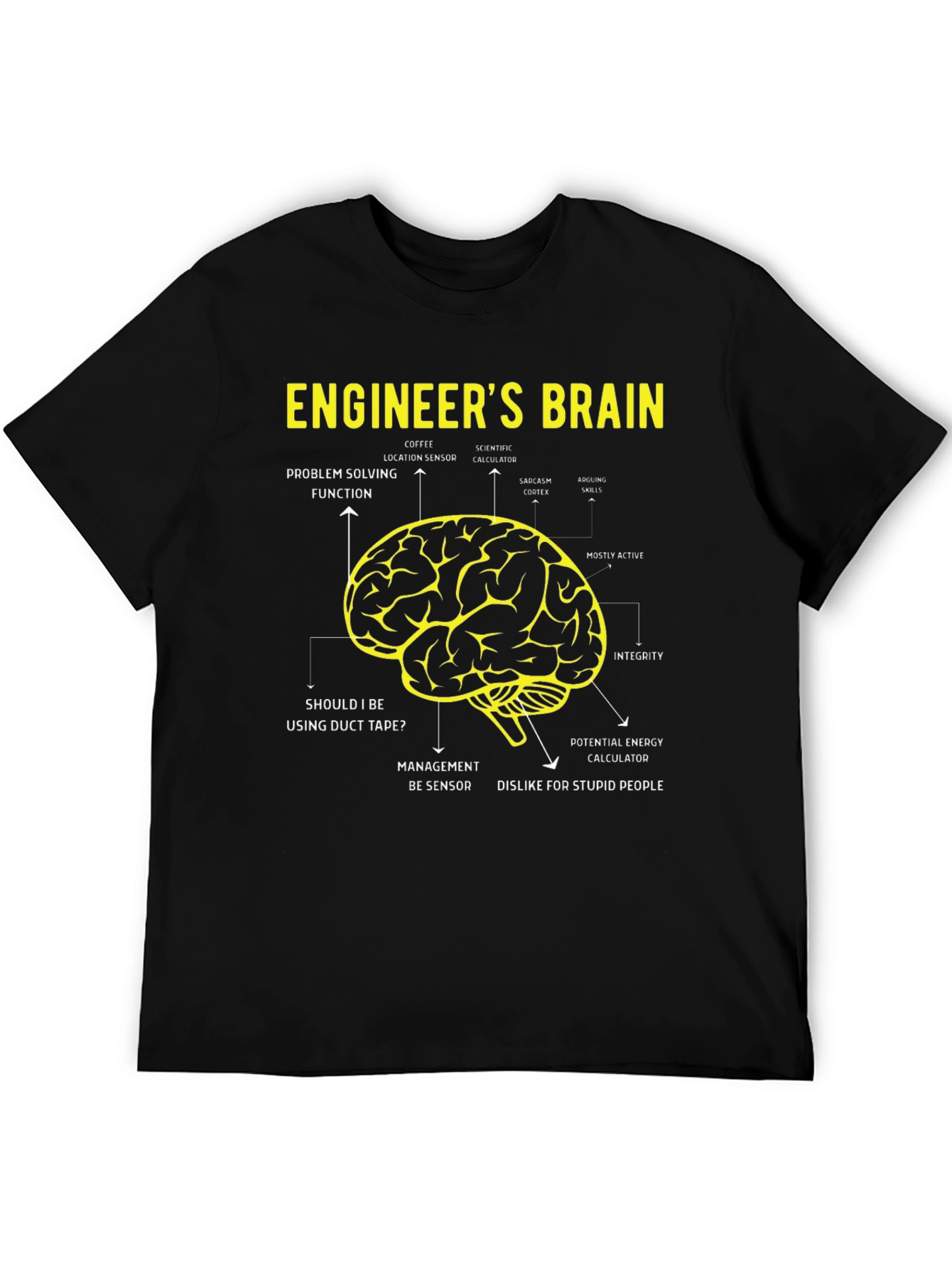 Engineers Brain T-Shirt - Funny Engineering Gift