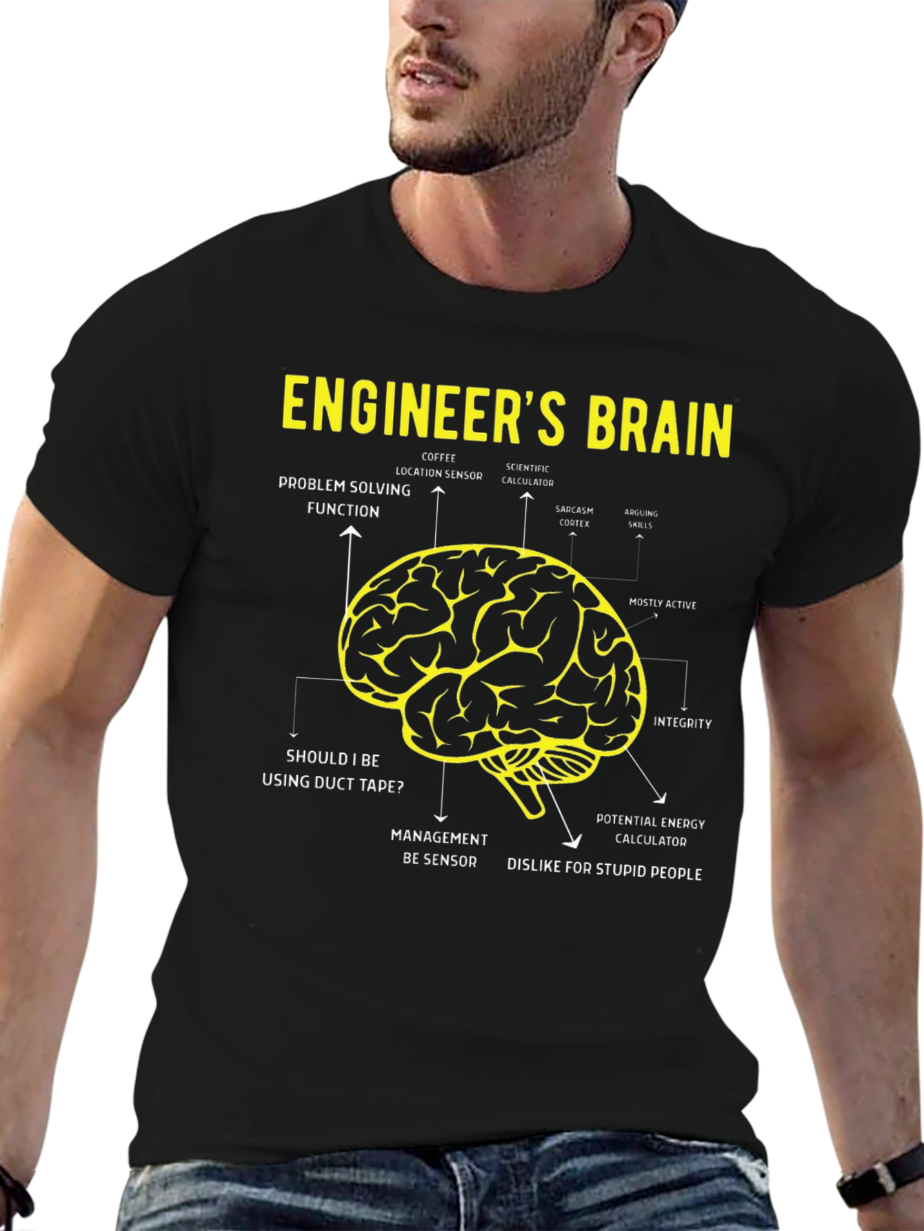 Engineers Brain T-Shirt - Funny Engineering Gift