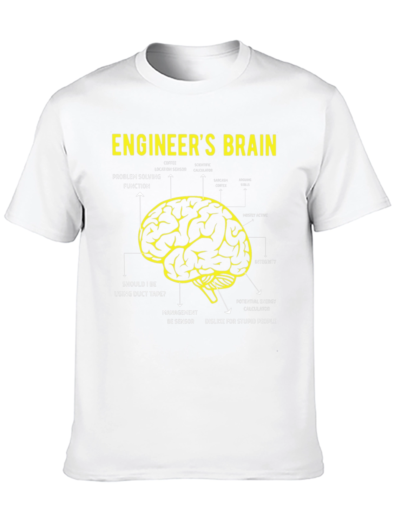 Engineers Brain T-Shirt - Funny Engineering Gift