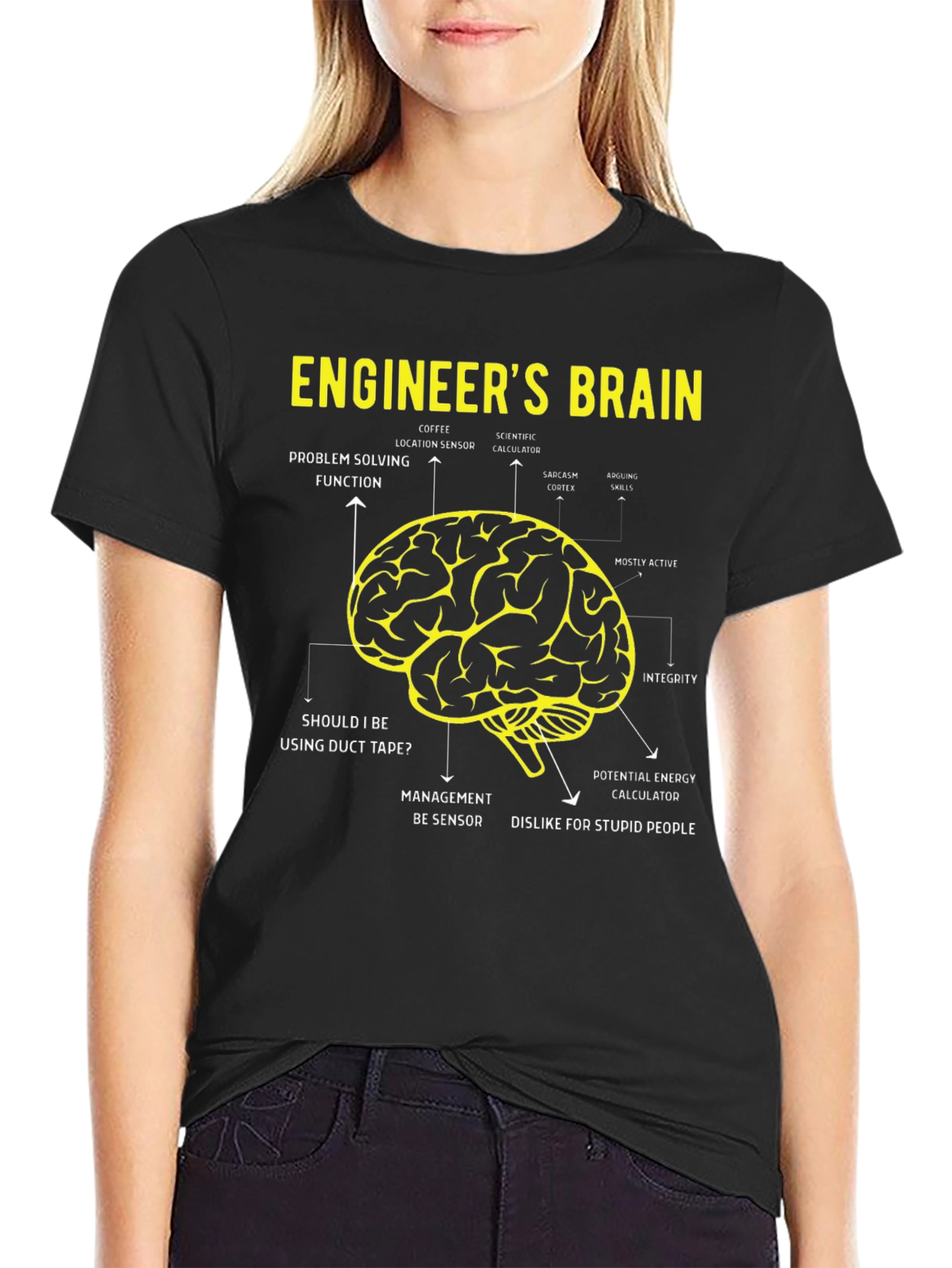 Engineers Brain T-Shirt - Funny Engineering Gift