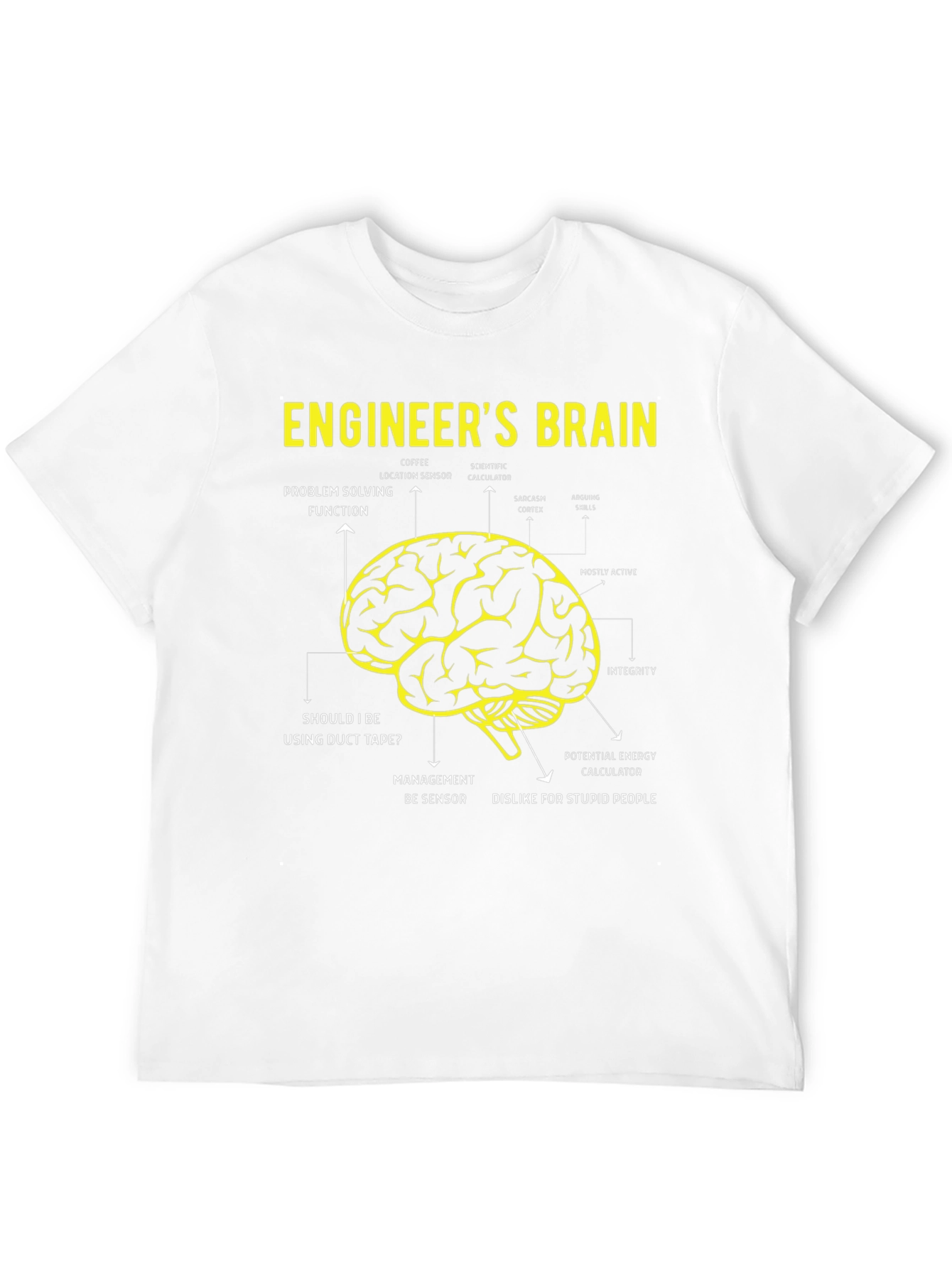 Engineers Brain T-Shirt - Funny Engineering Gift