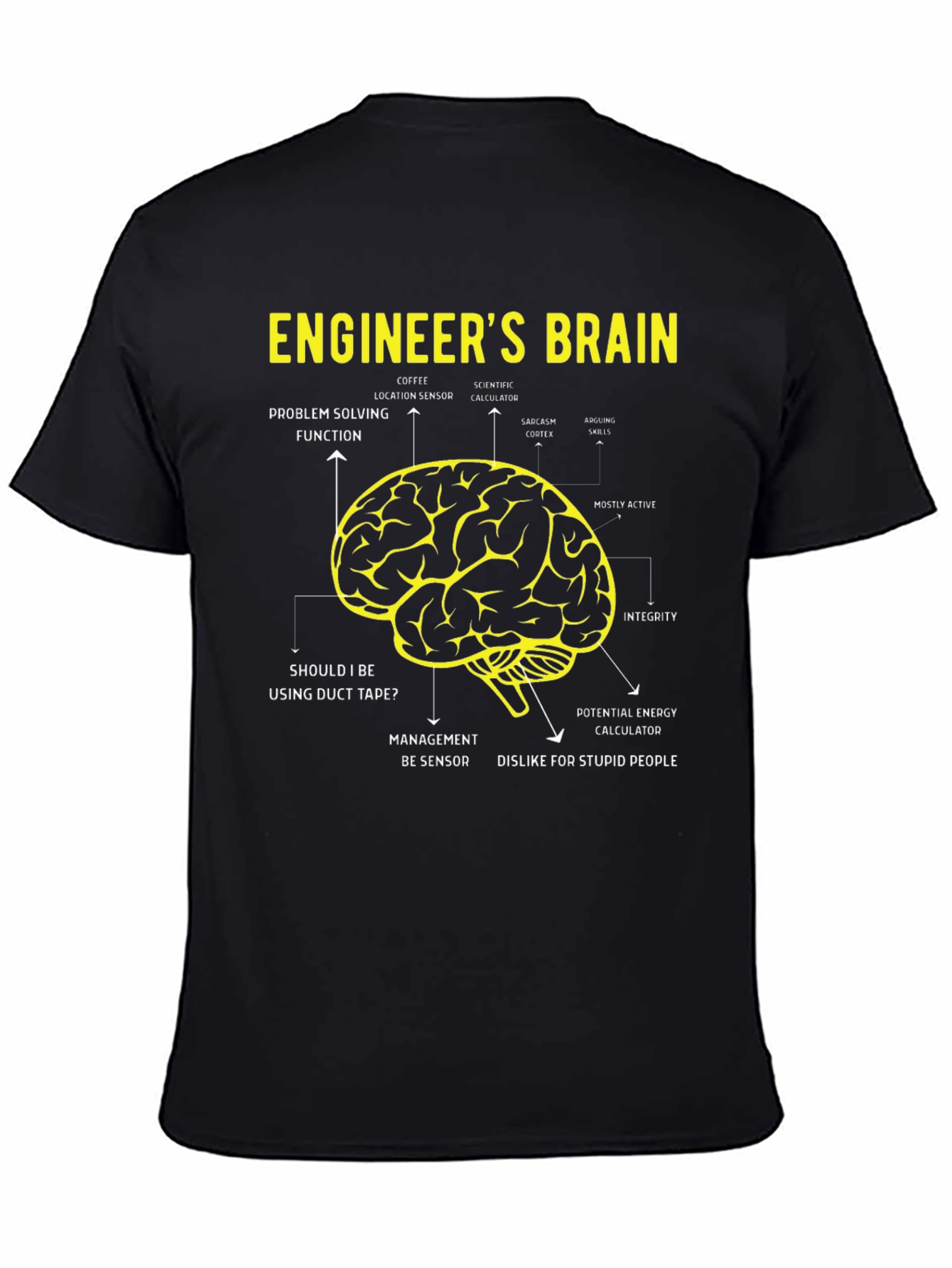 Engineers Brain T-Shirt - Funny Engineering Gift