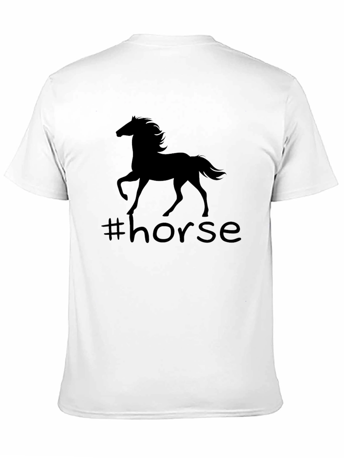 Horse Graphic Black T-Shirt