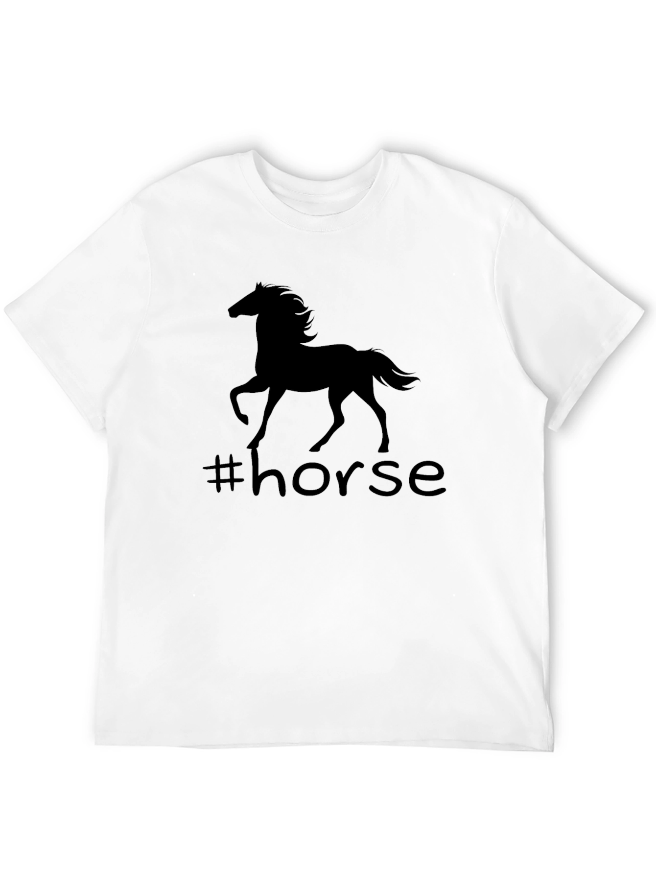 Horse Graphic Black T-Shirt