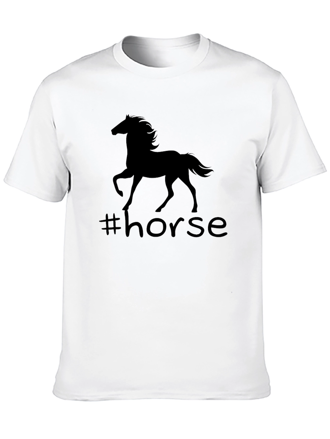 Horse Graphic Black T-Shirt