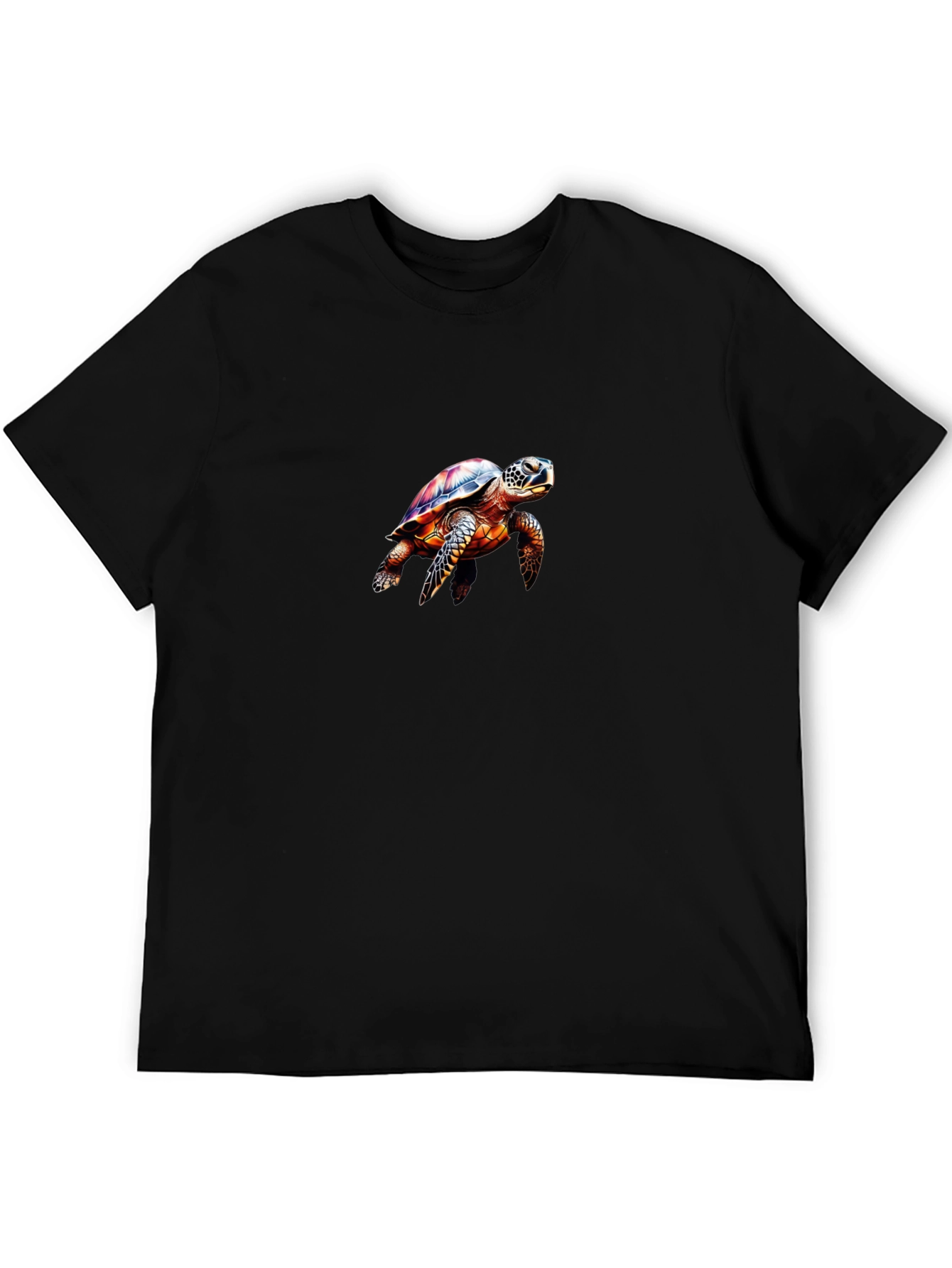 Sea Turtle Graphic Black T-Shirt