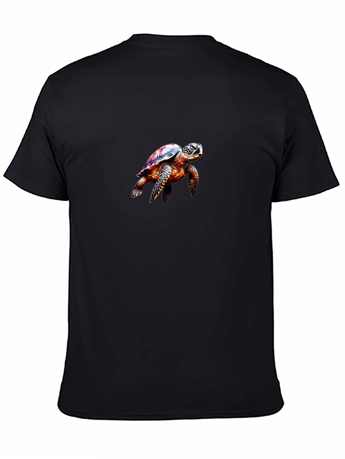 Sea Turtle Graphic Black T-Shirt