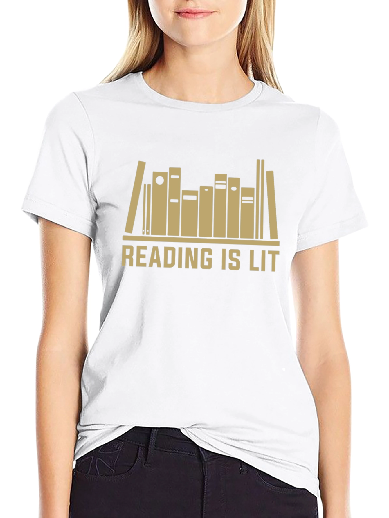 Reading Is Lit T-Shirt - Book Lover Apparel