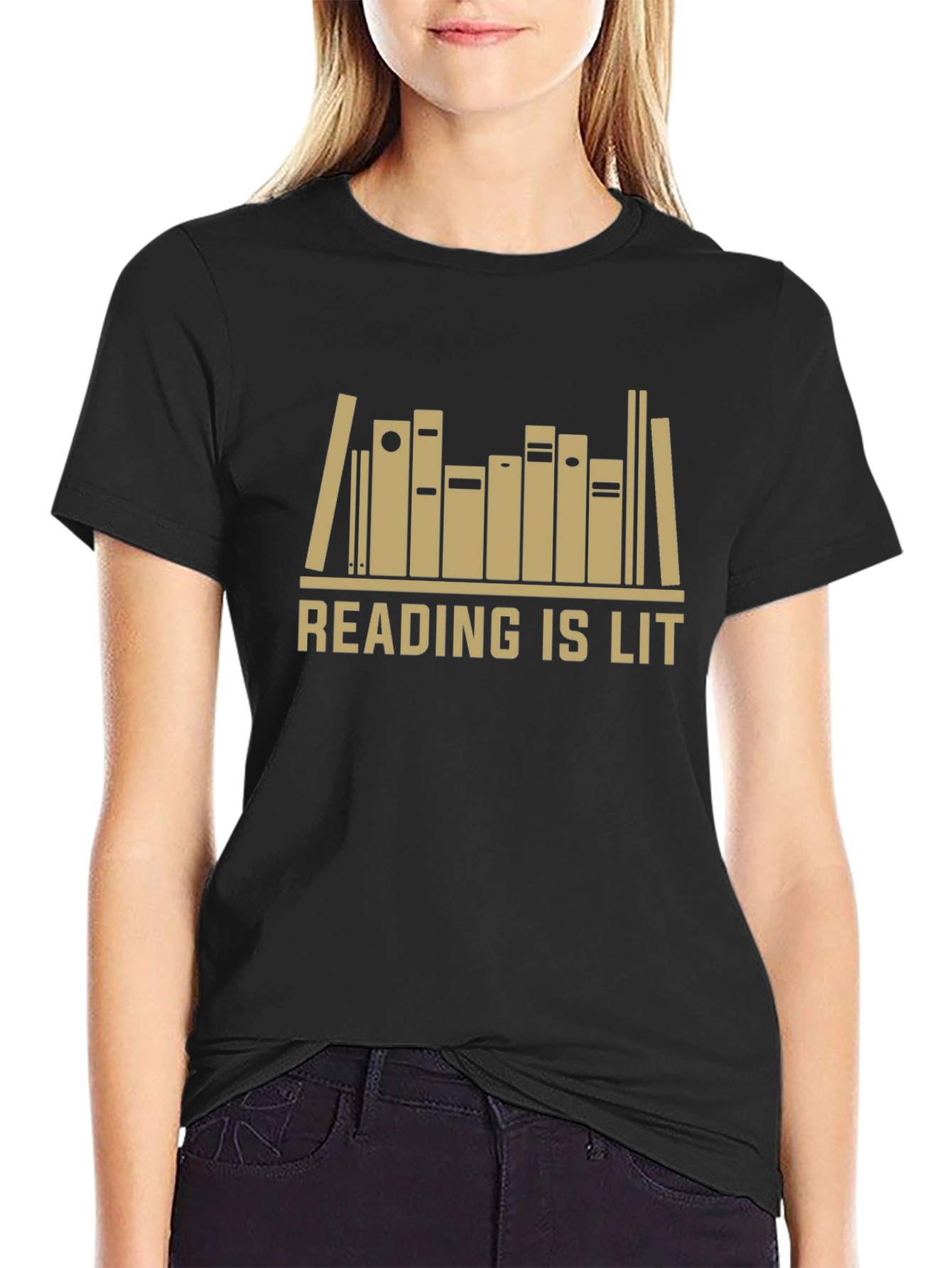 Reading Is Lit T-Shirt - Book Lover Apparel