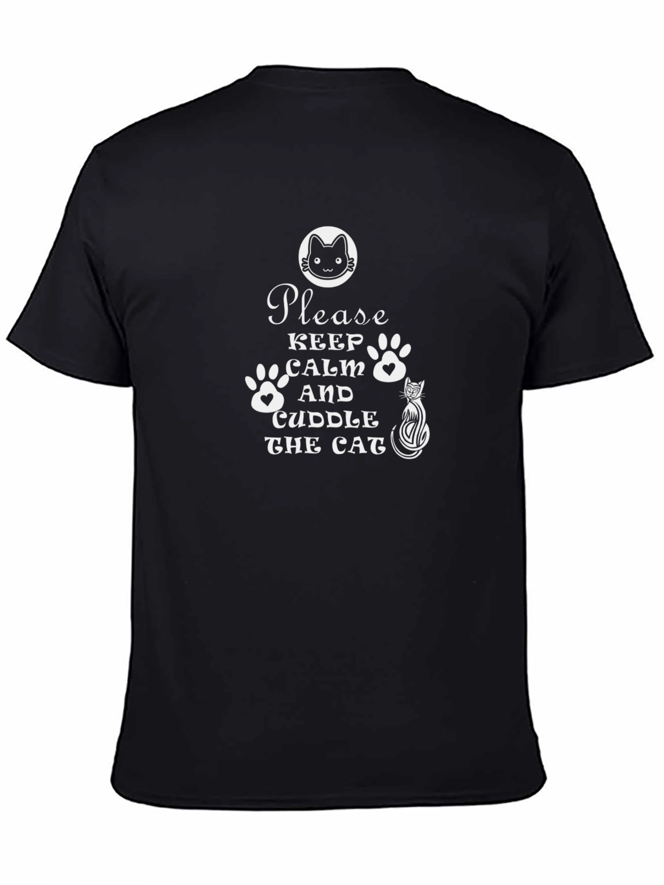 Keep Calm & Cuddle the Cat Graphic Tee