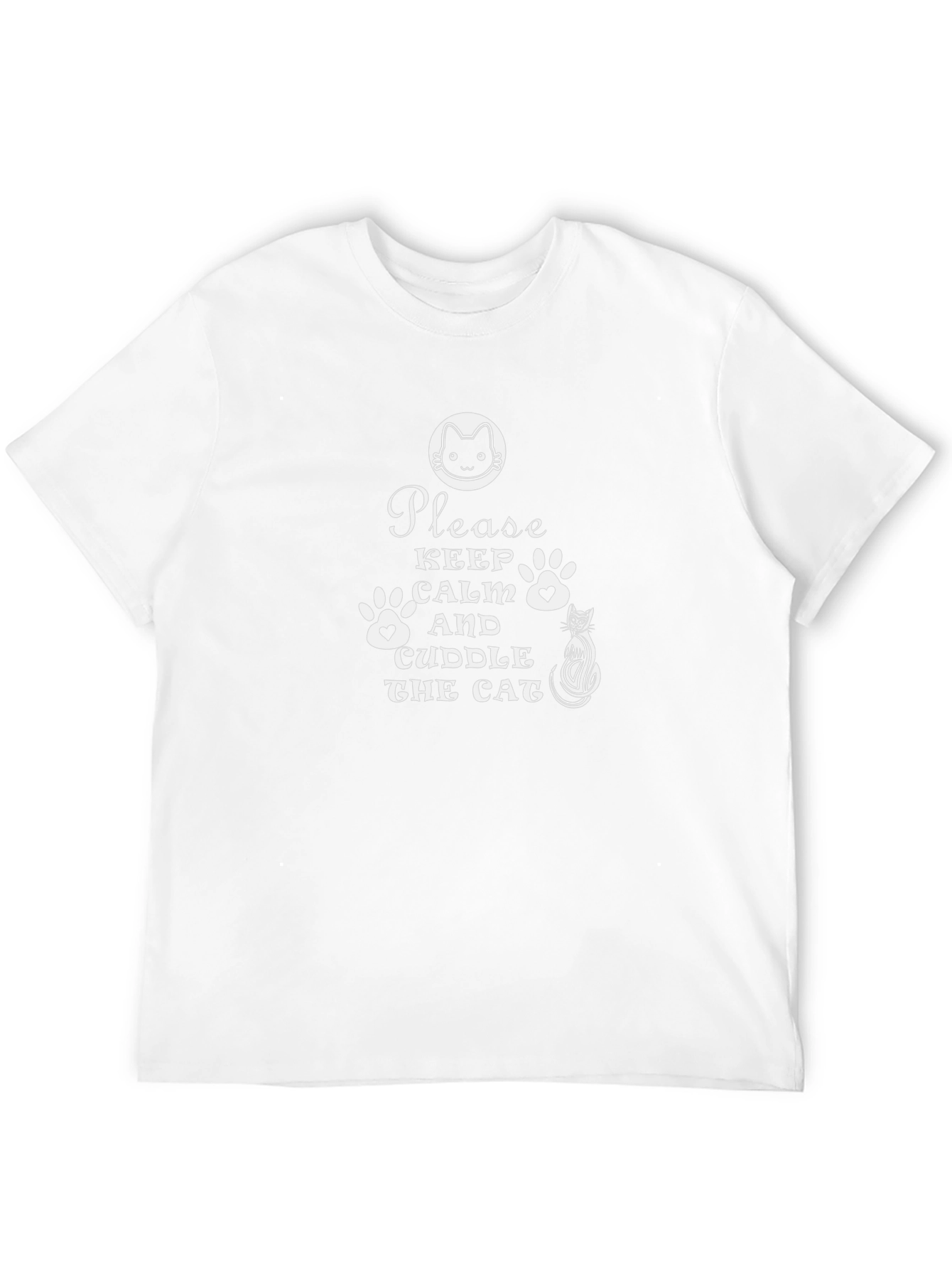 Keep Calm & Cuddle the Cat Graphic Tee