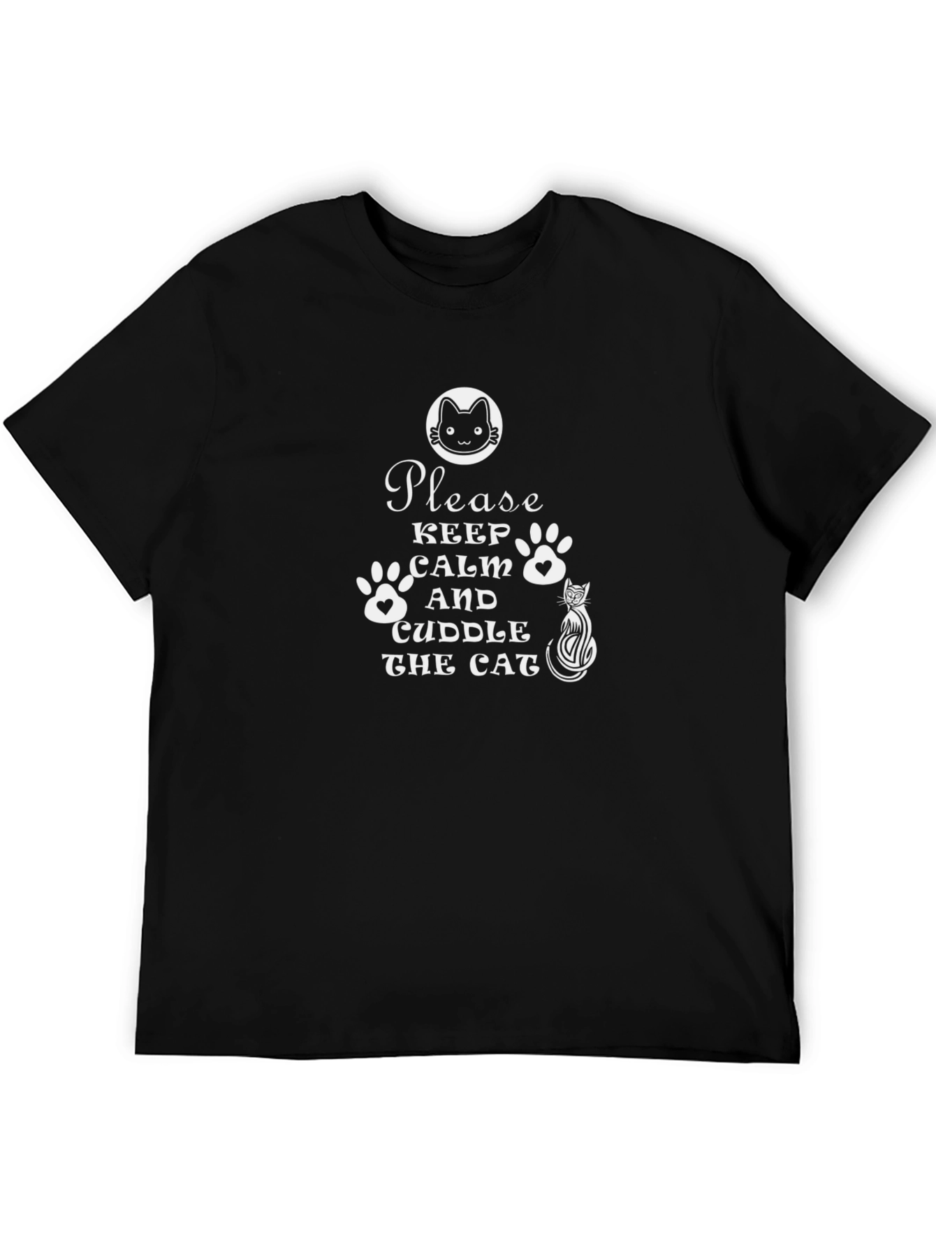 Keep Calm & Cuddle the Cat Graphic Tee