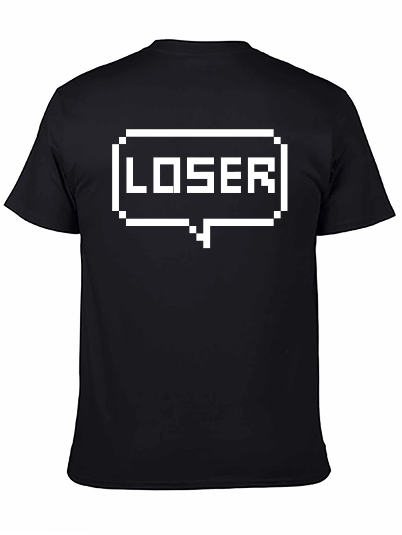 Pixel Loser Black Tee - Gamer Humor