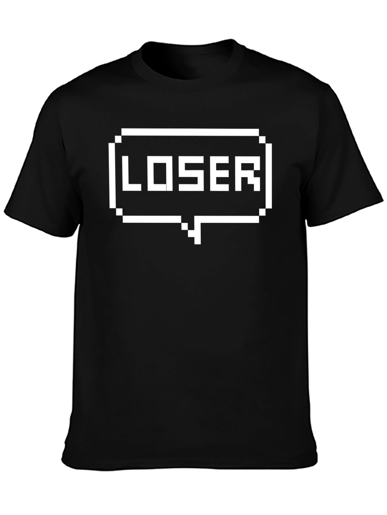 Pixel Loser Black Tee - Gamer Humor