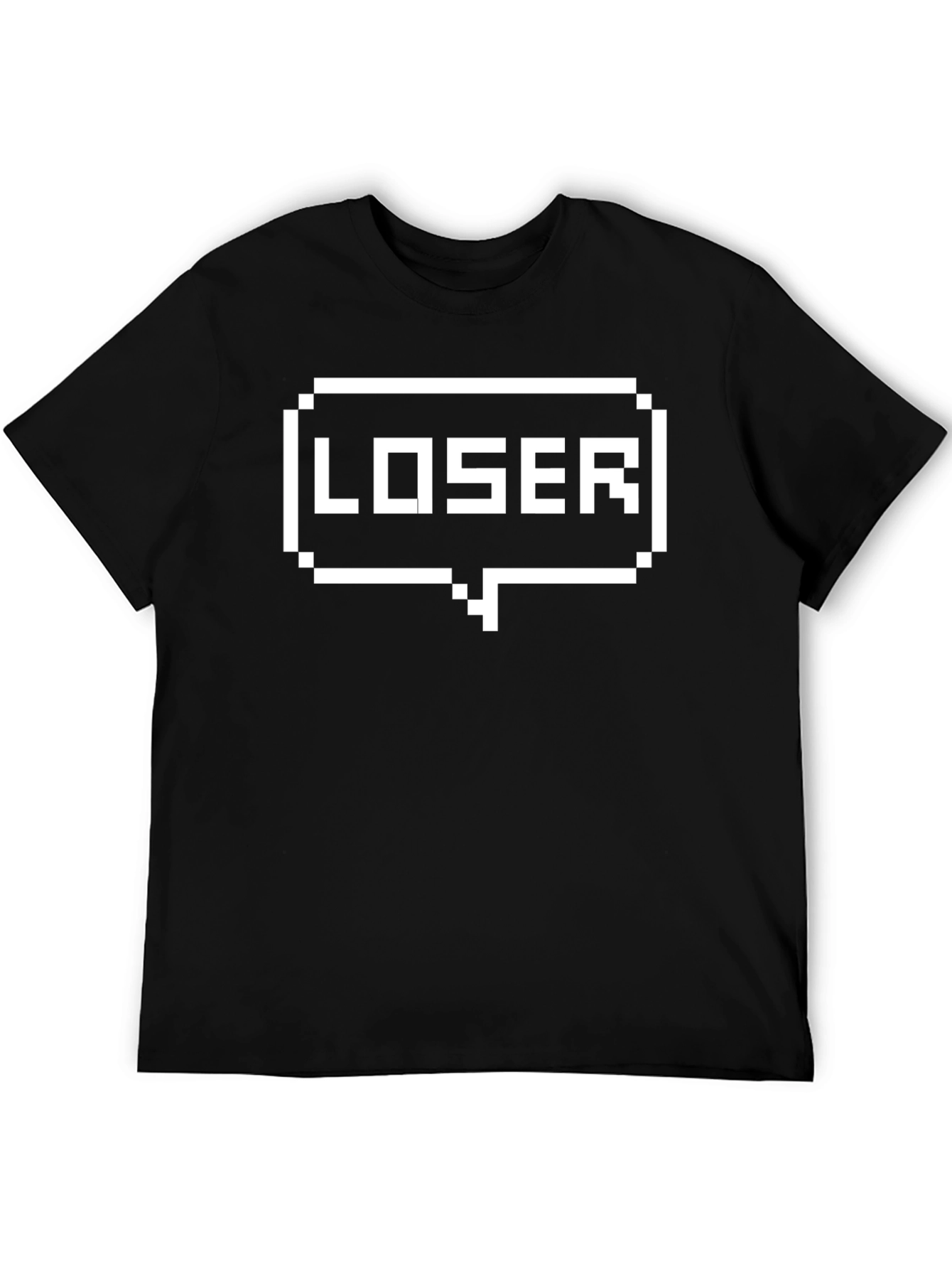 Pixel Loser Black Tee - Gamer Humor