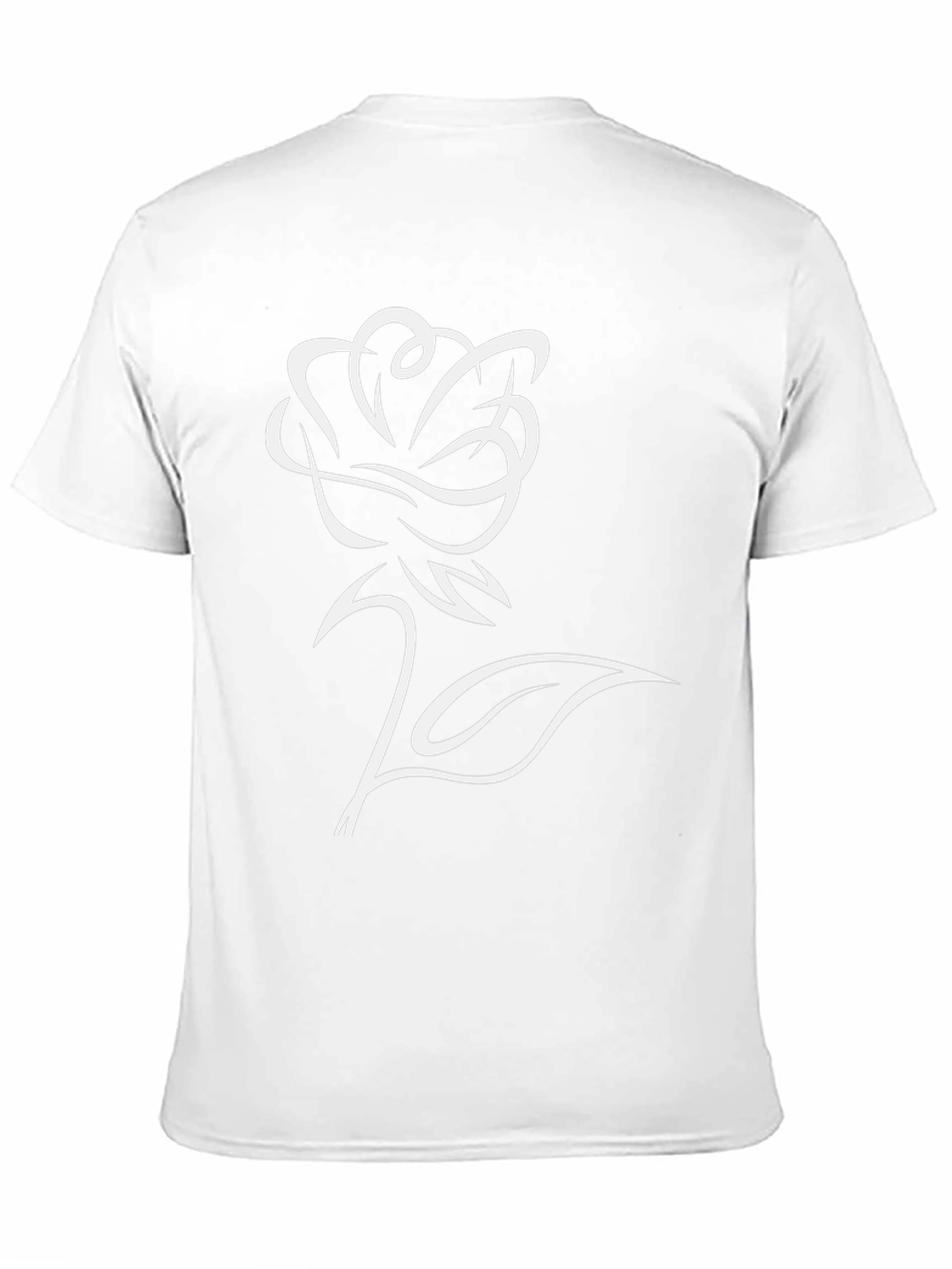 Black Rose Graphic Tee - Stylish Mens T-Shirt