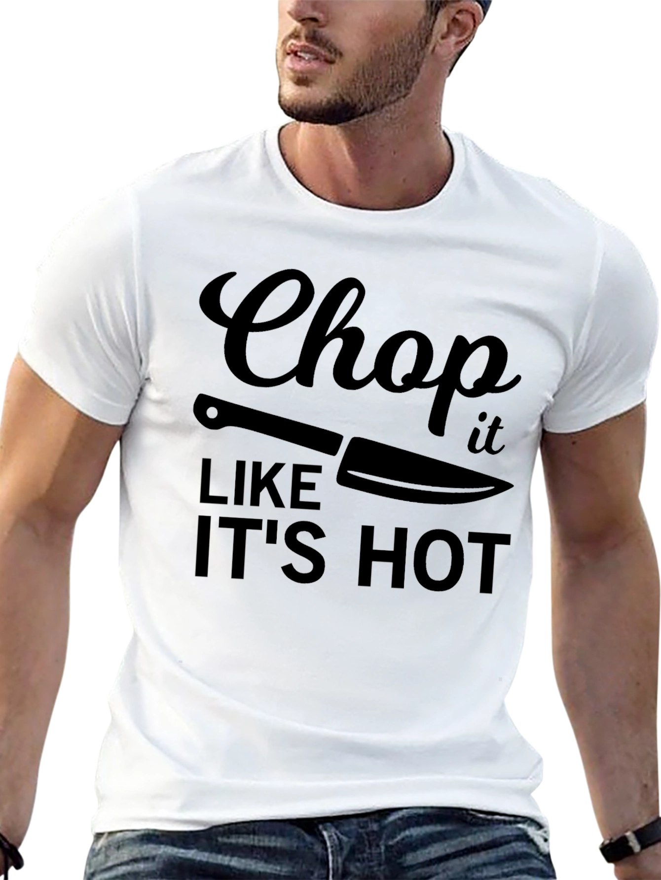 Chop It Like Its Hot Black T-Shirt