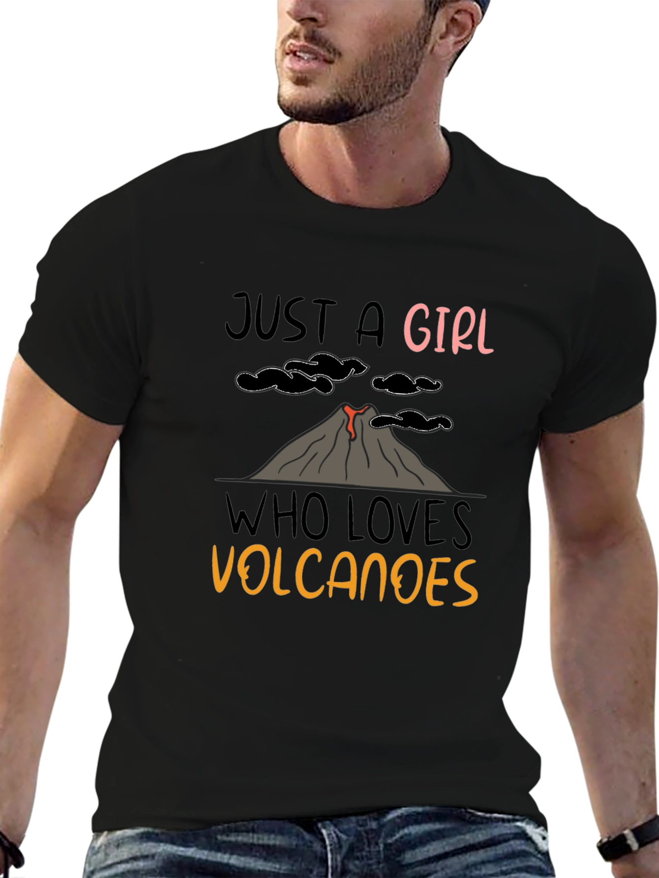 Just A Girl Who Loves Volcanoes T-Shirt