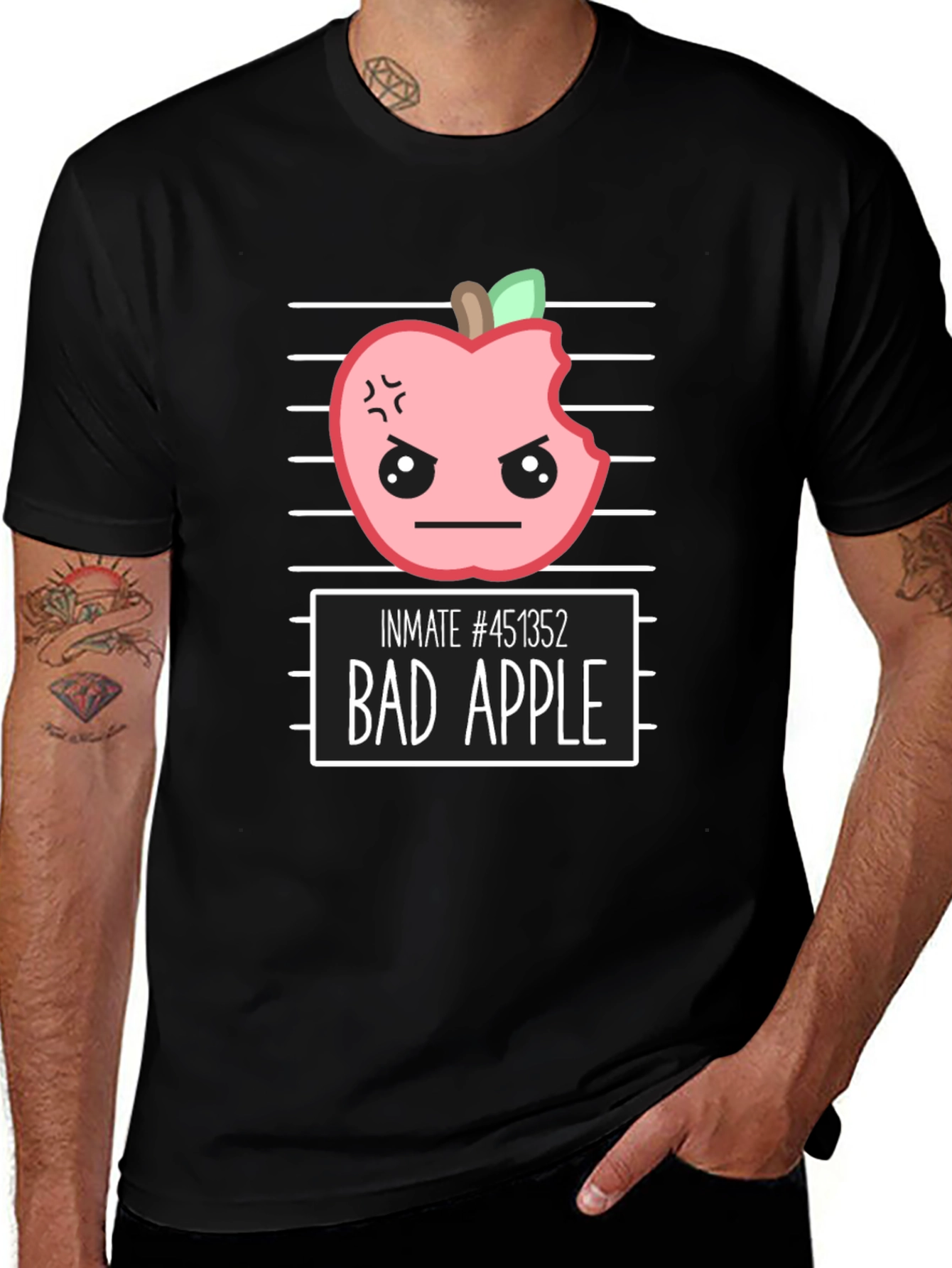 Bad Apple Inmate Graphic T-Shirt