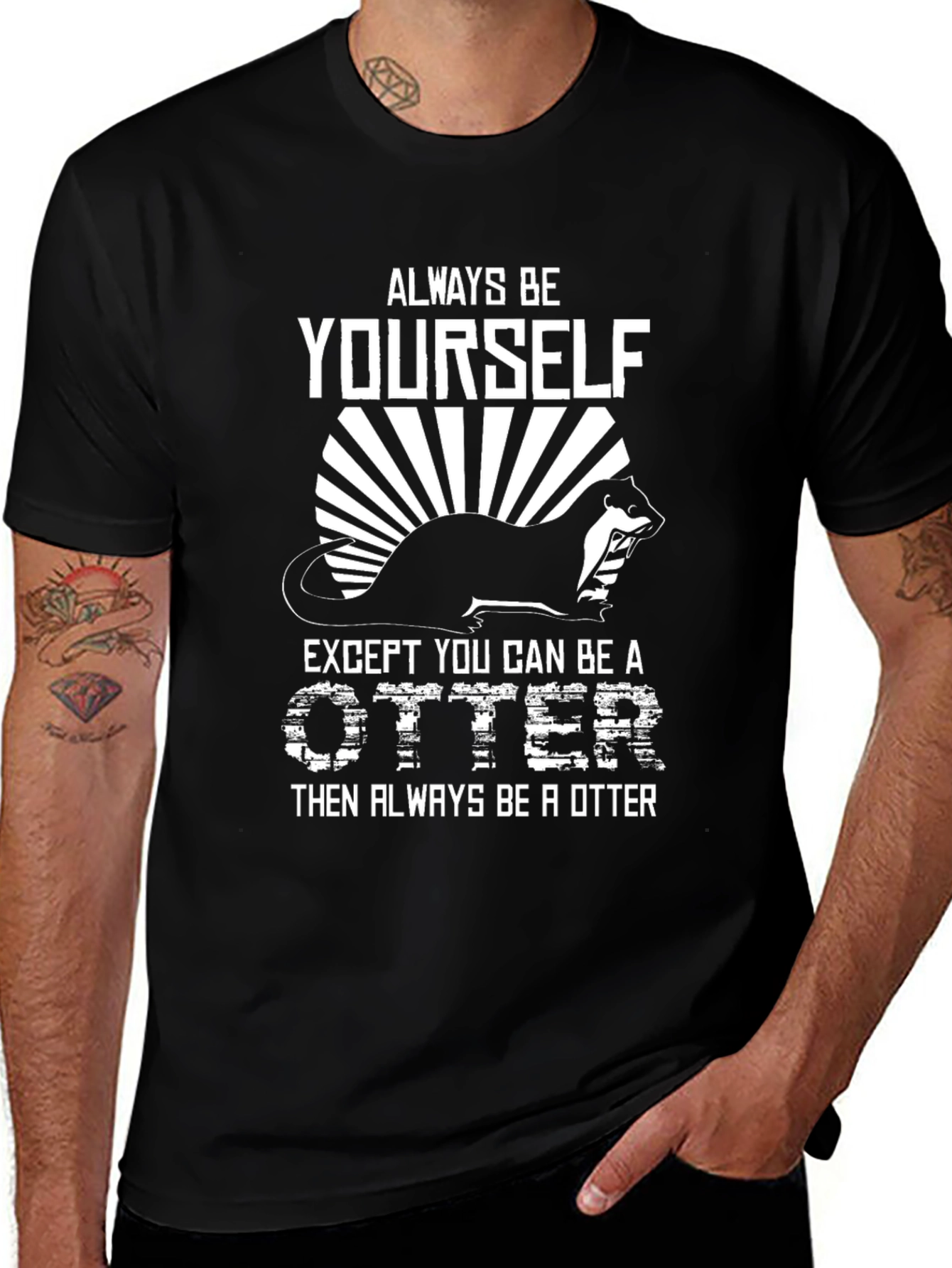 Always Be Yourself Otter Graphic Tee