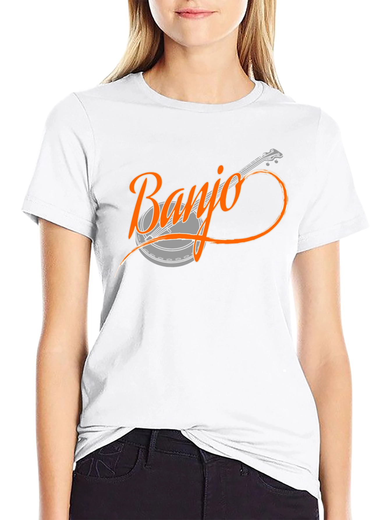 Banjo Graphic T-Shirt - Musical Instrument Tee