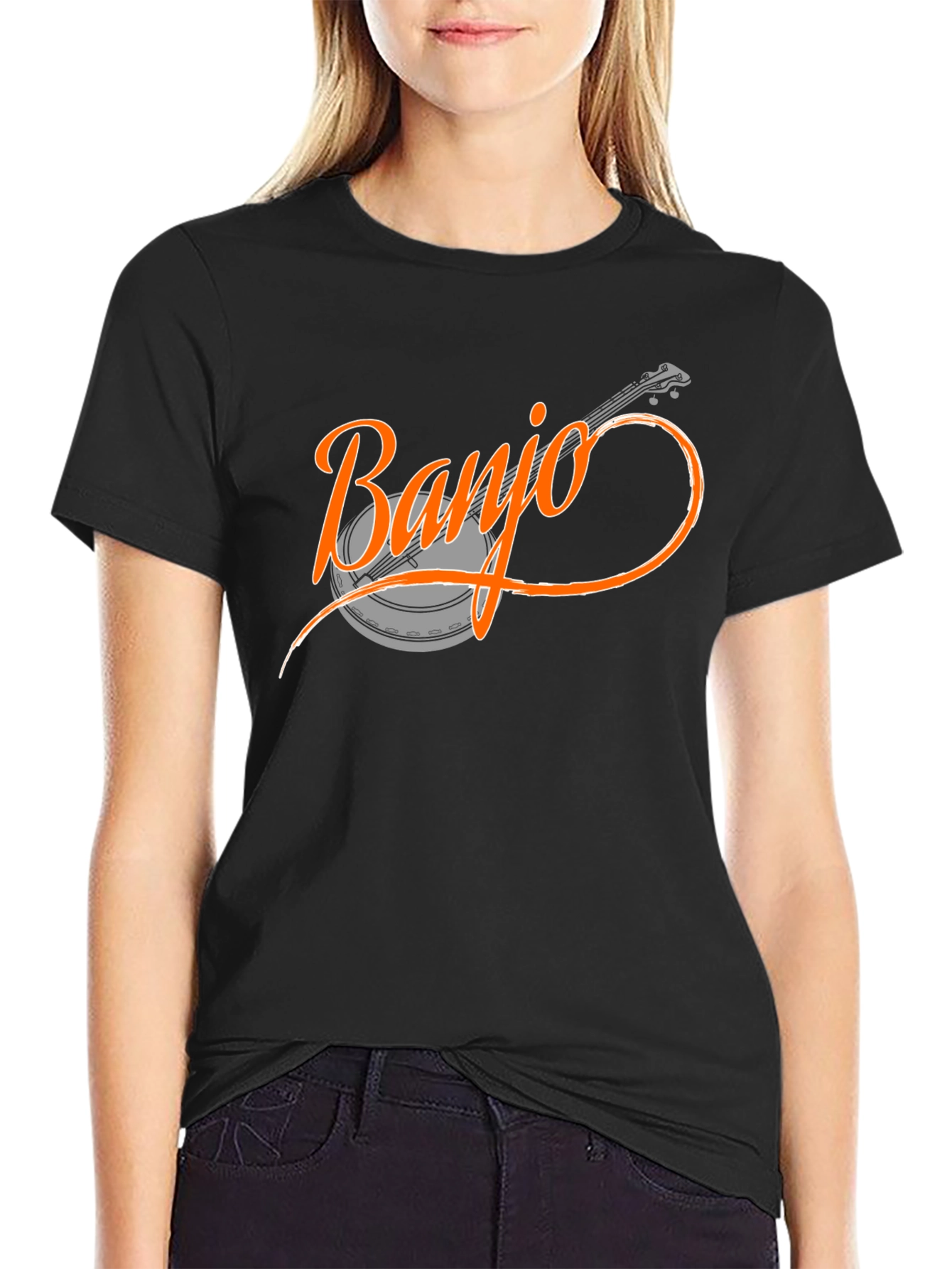 Banjo Graphic T-Shirt - Musical Instrument Tee
