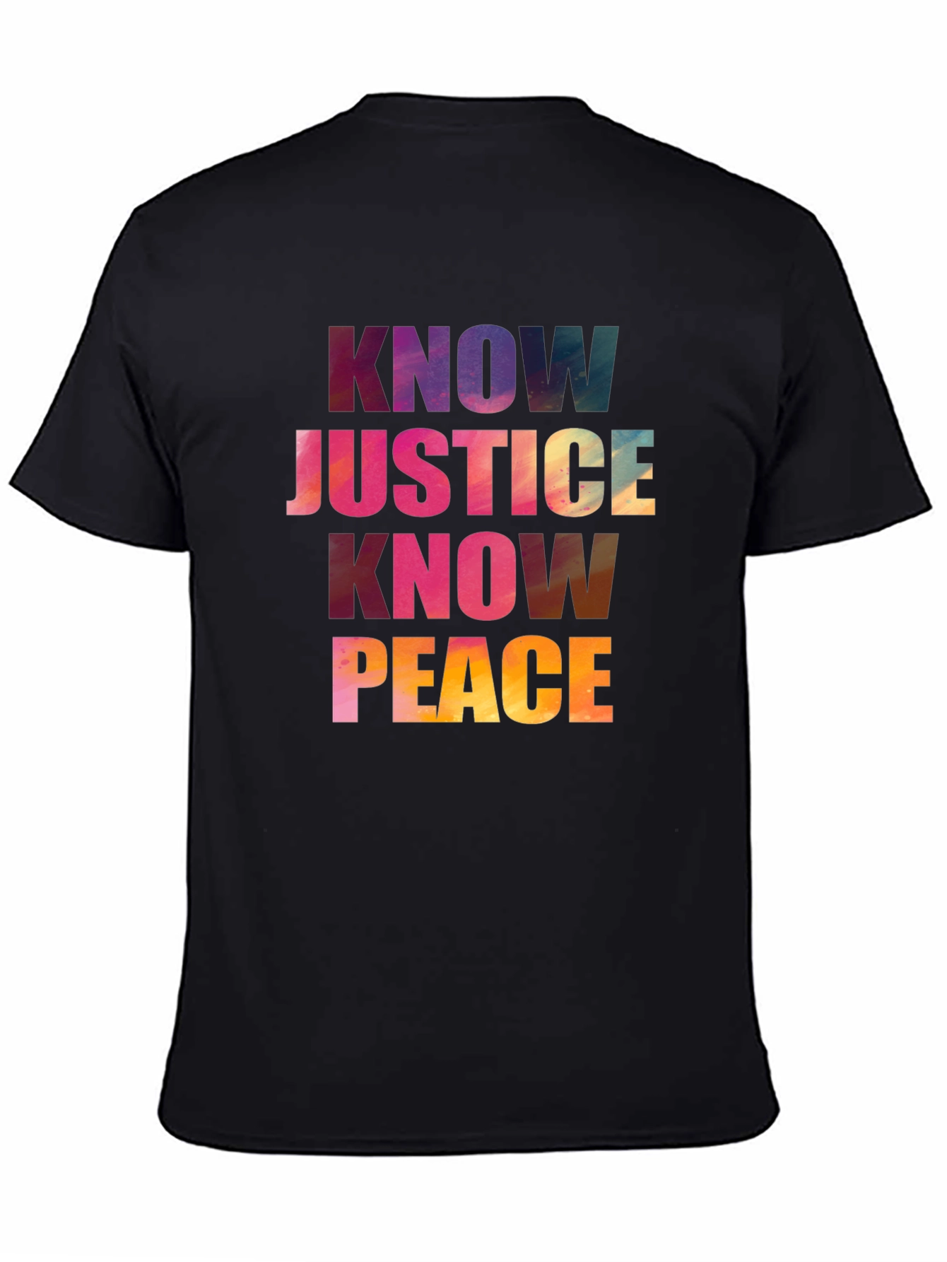 Know Justice Know Peace Graphic T-Shirt