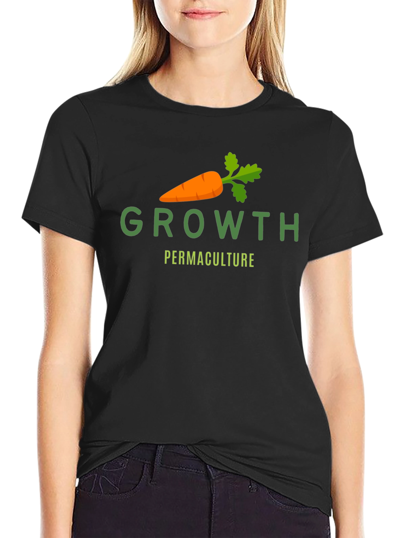 Growth Carrot Graphic Tee - Permaculture Shirt