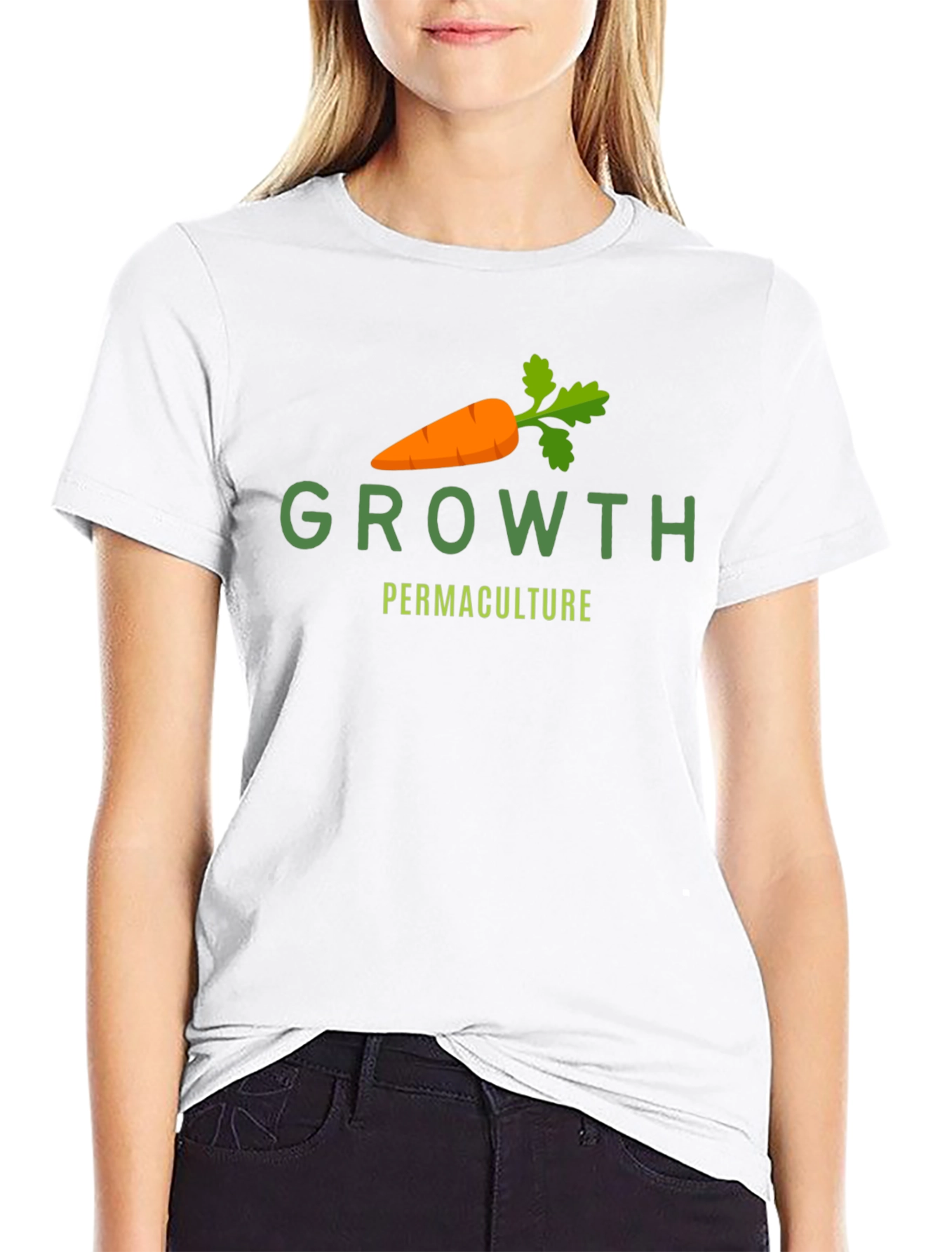 Growth Carrot Graphic Tee - Permaculture Shirt
