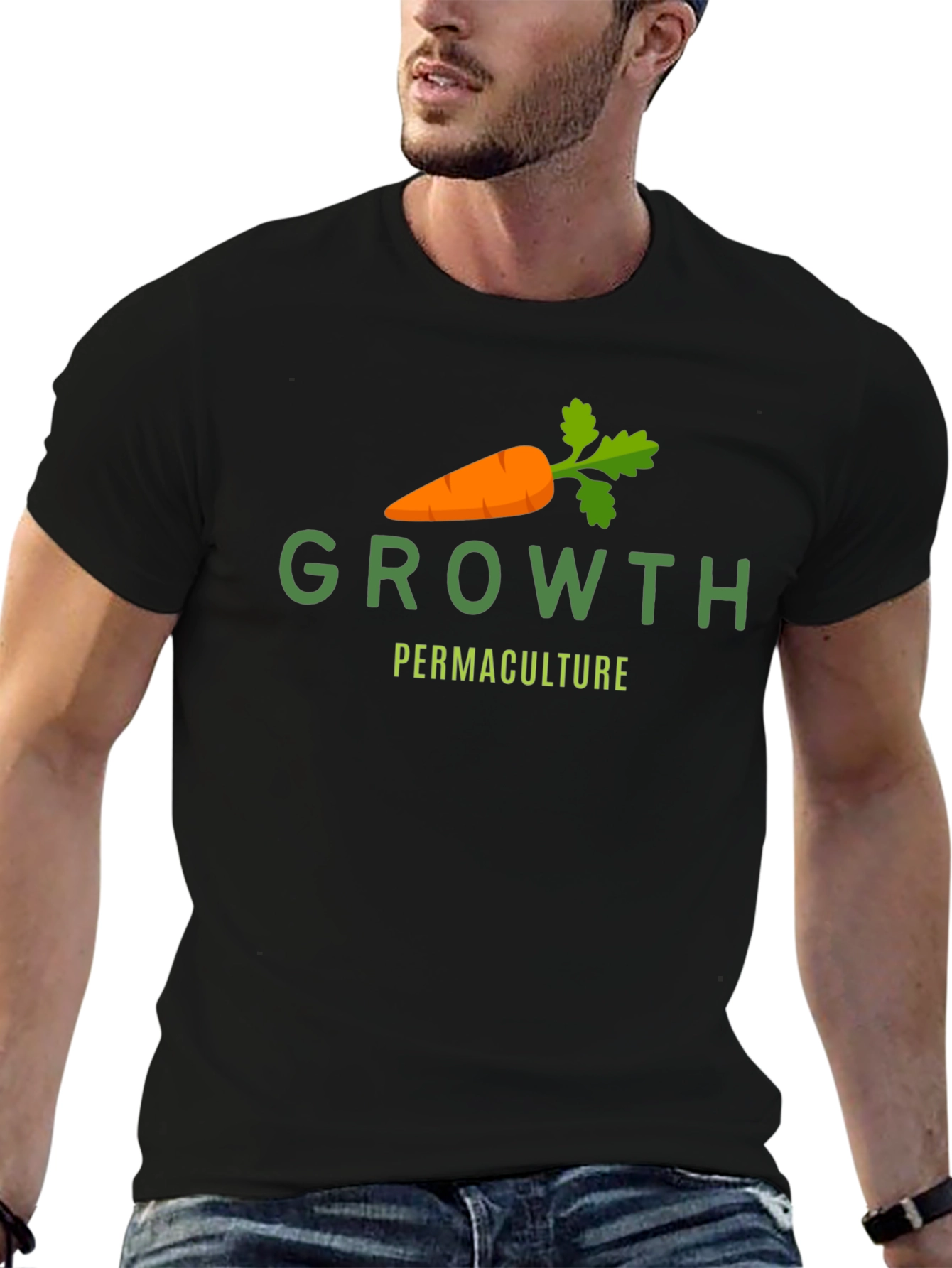 Growth Carrot Graphic Tee - Permaculture Shirt