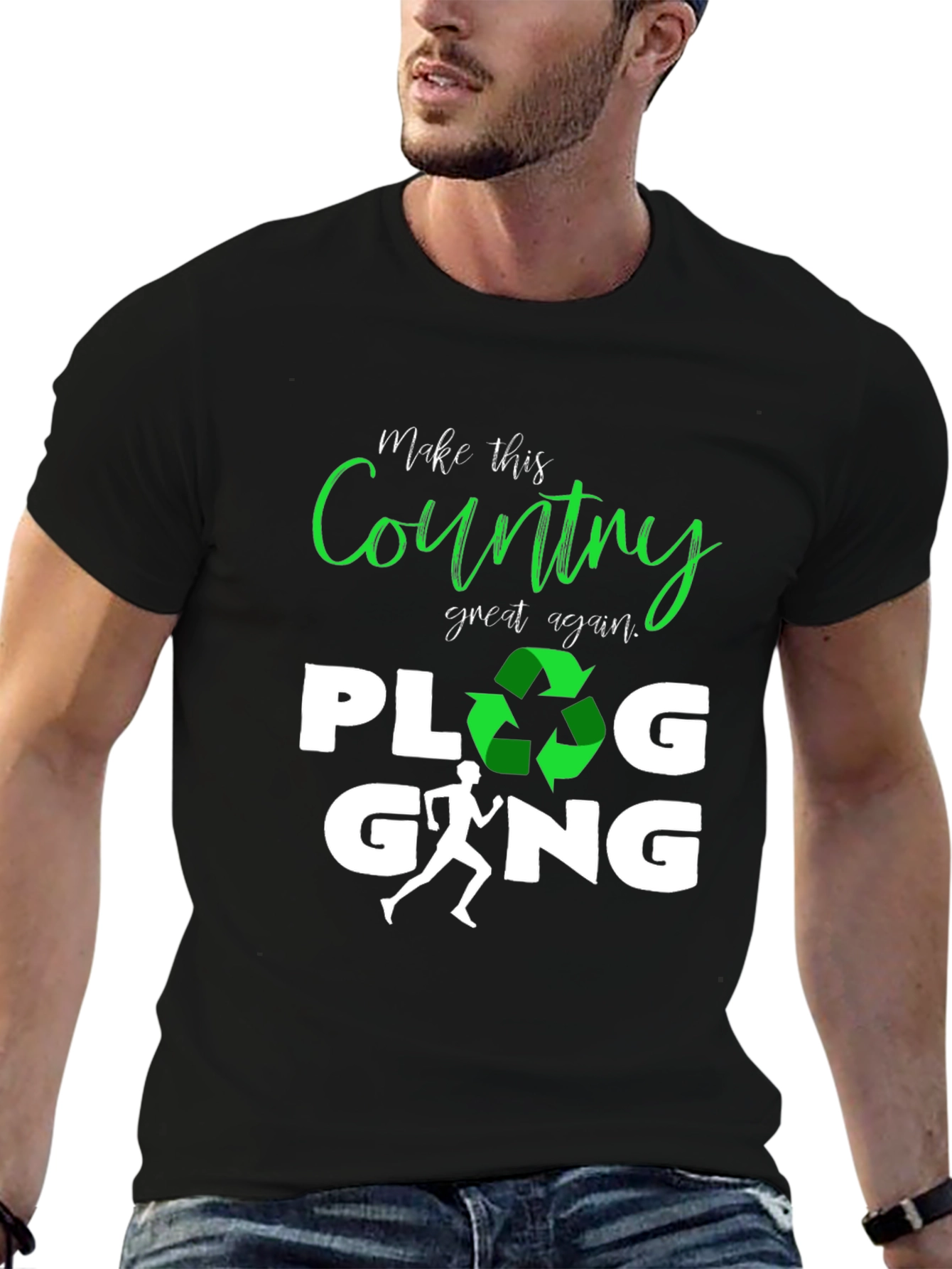 Plogging Gang T-Shirt - Eco Friendly Run & Recycle