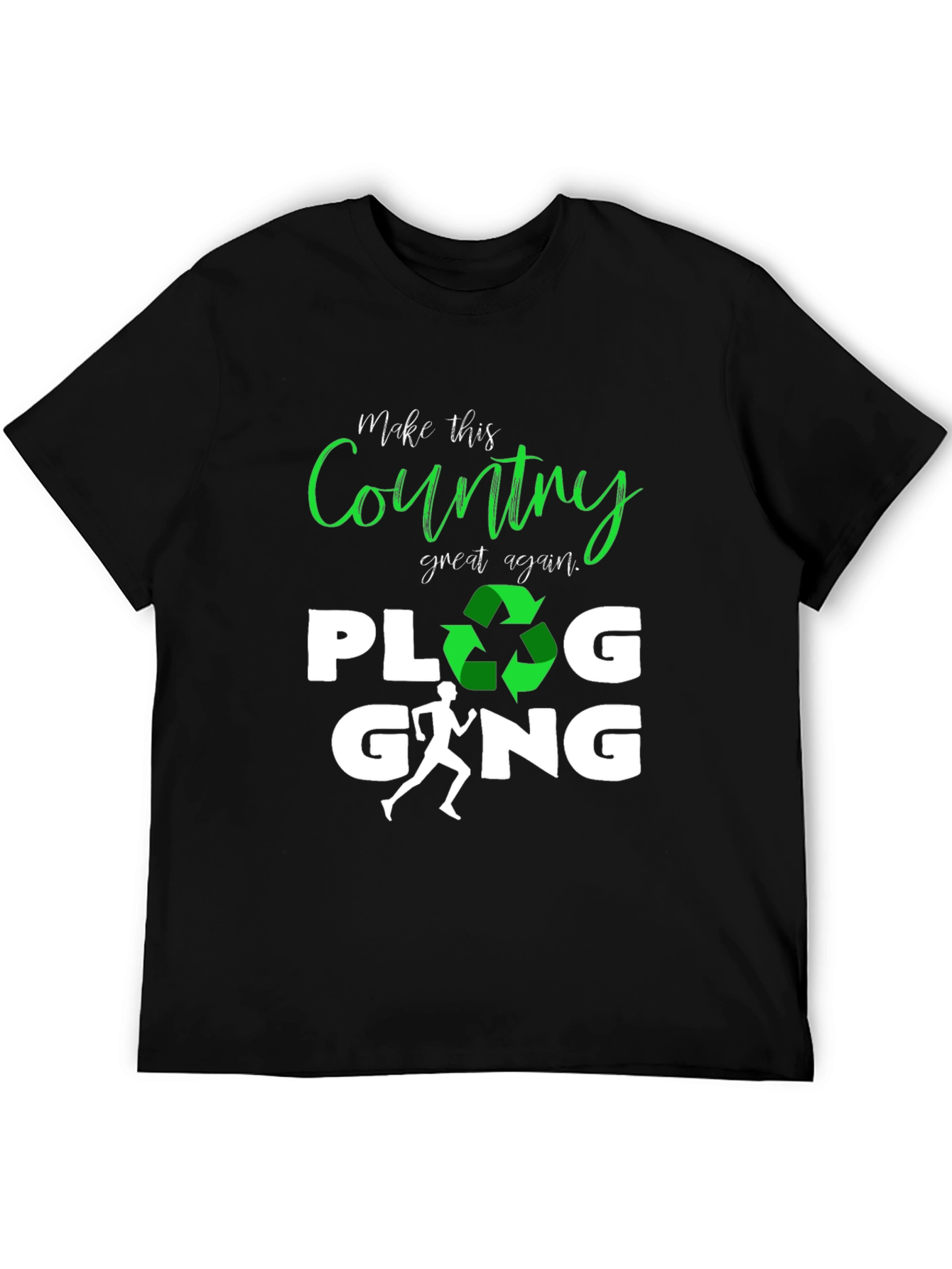 Plogging Gang T-Shirt - Eco Friendly Run & Recycle