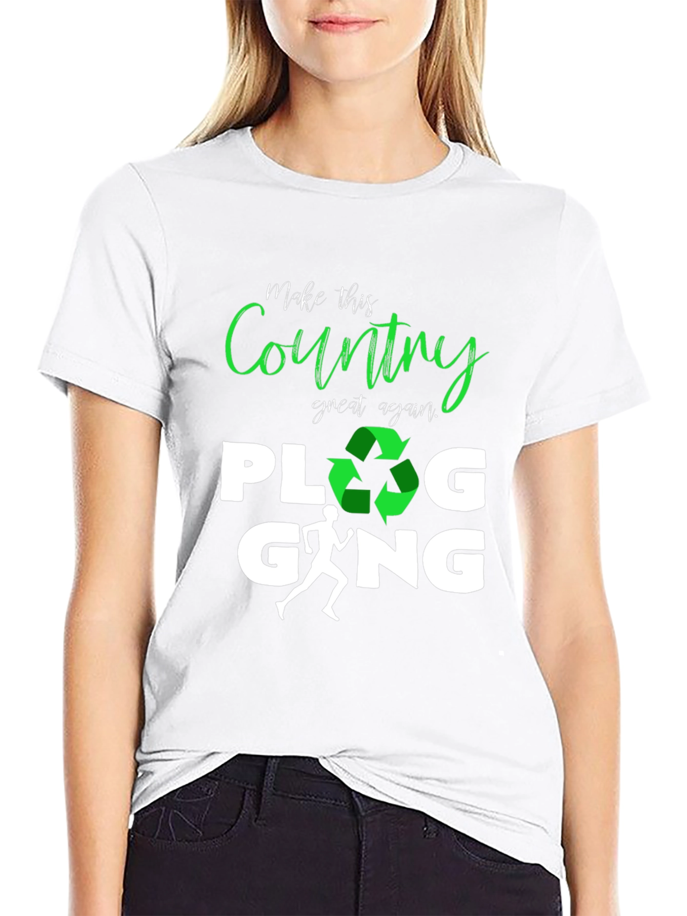 Plogging Gang T-Shirt - Eco Friendly Run & Recycle
