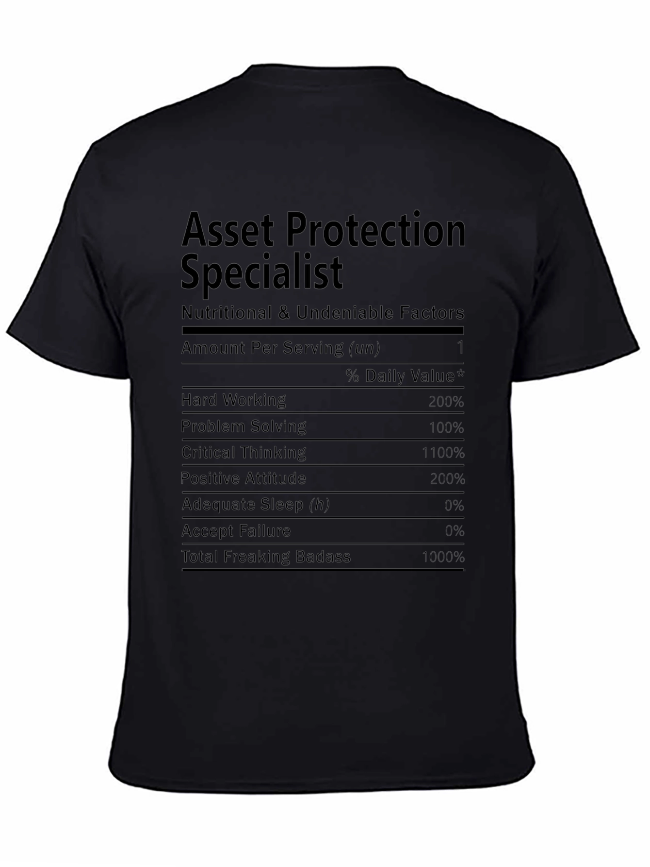 Asset Protection Specialist T-Shirt