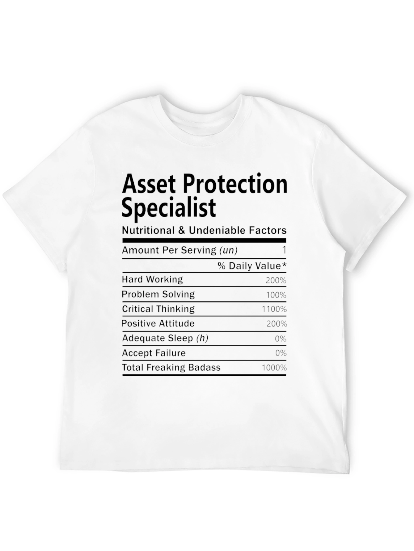 Asset Protection Specialist T-Shirt