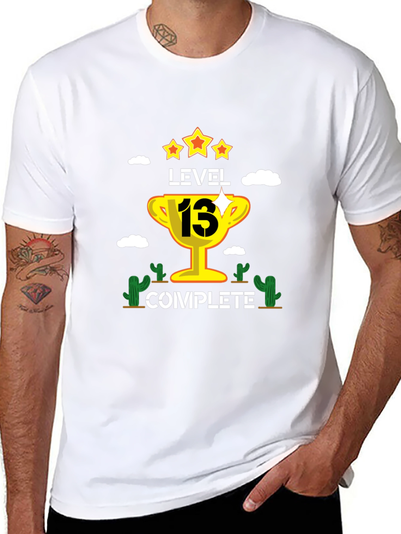 Level 13 Complete Black Graphic T-Shirt