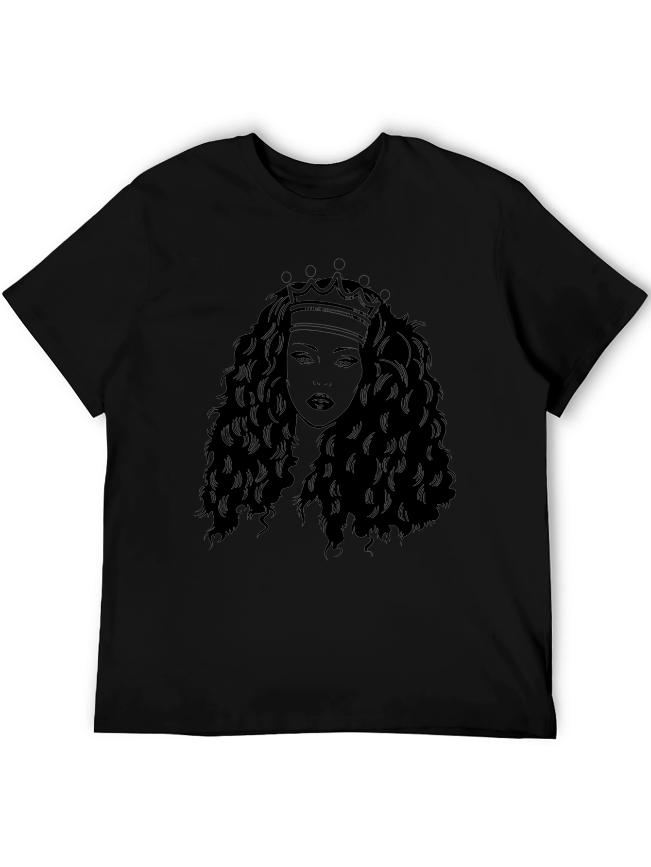 Queen Graphic T-Shirt - Stylish Black Tee