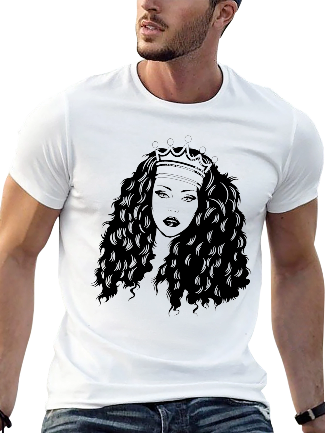 Queen Graphic T-Shirt - Stylish Black Tee