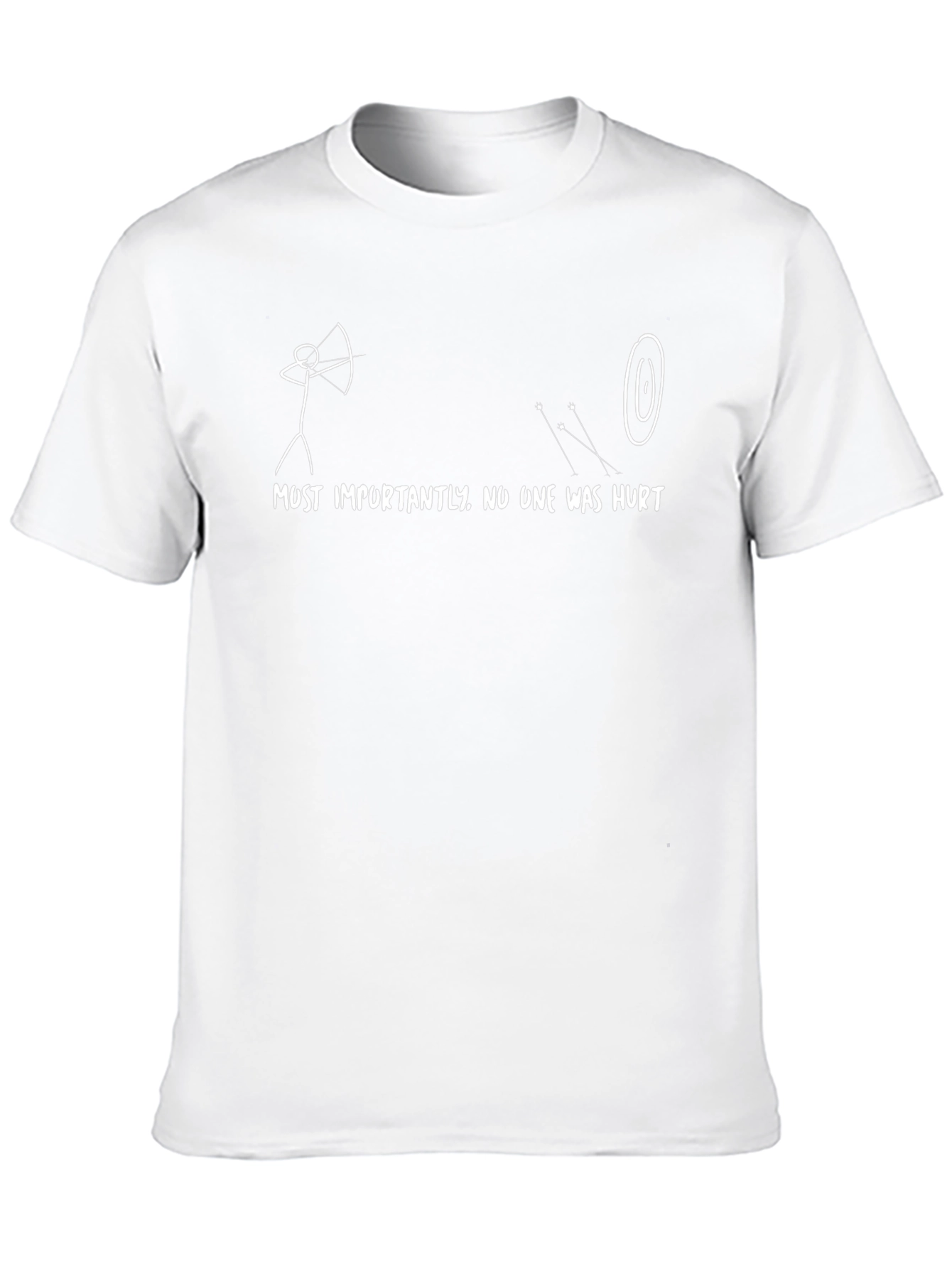 Humorous Archery T-Shirt - No One Was Hurt!
