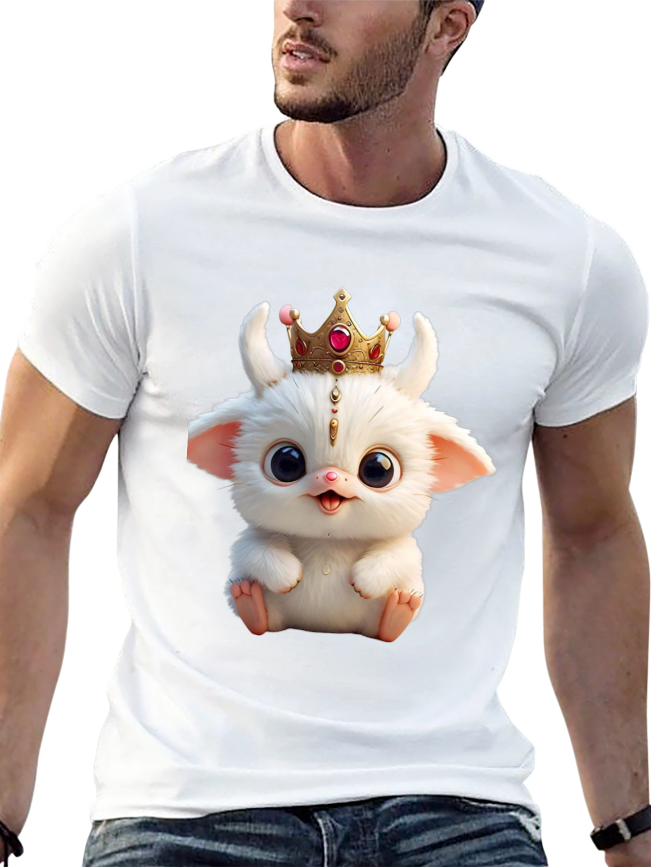 Cute Monster King Graphic Tee
