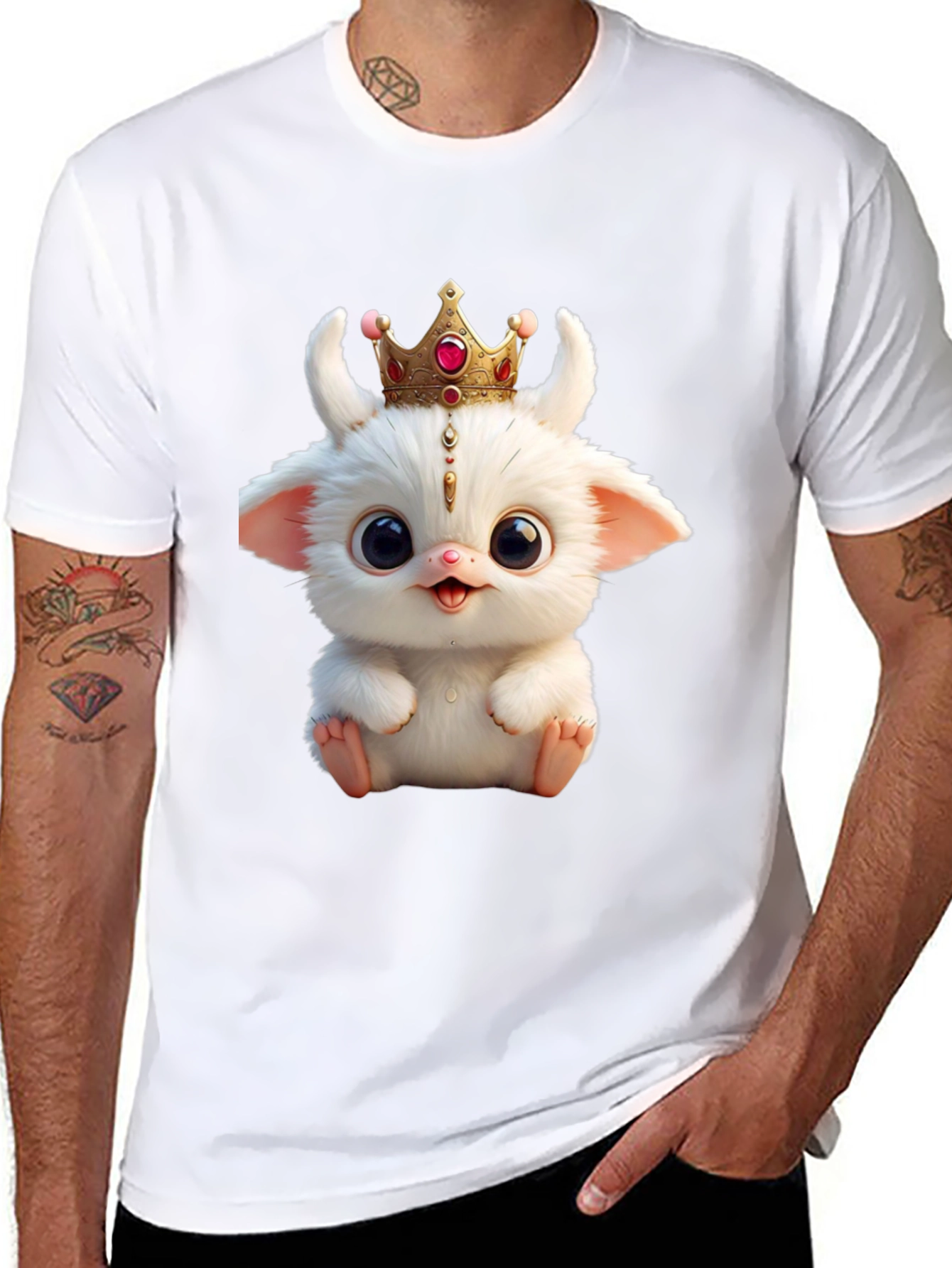 Cute Monster King Graphic Tee